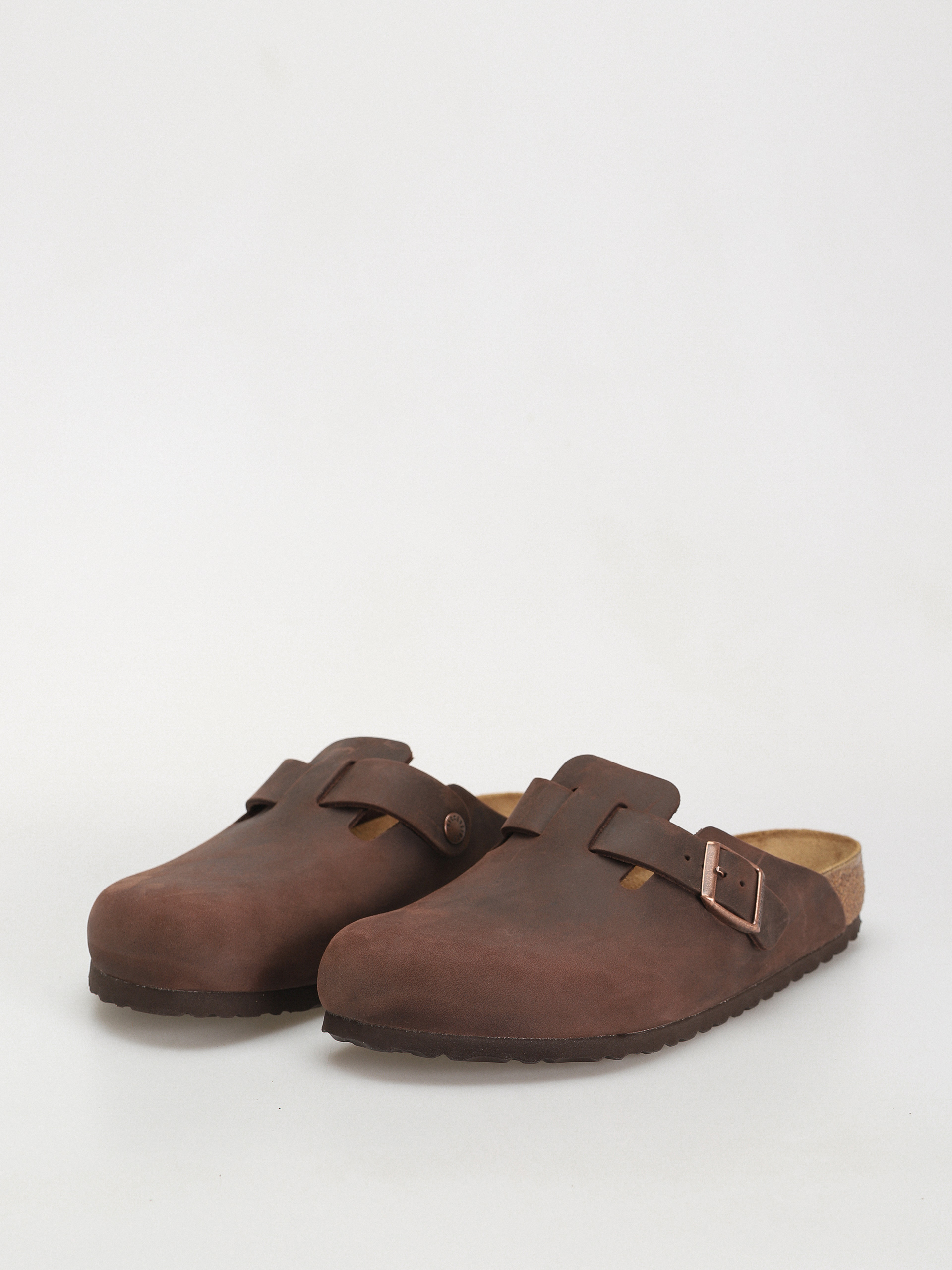 Flip-flop papucsok Birkenstock Boston Oiled Leather Regular (habana)