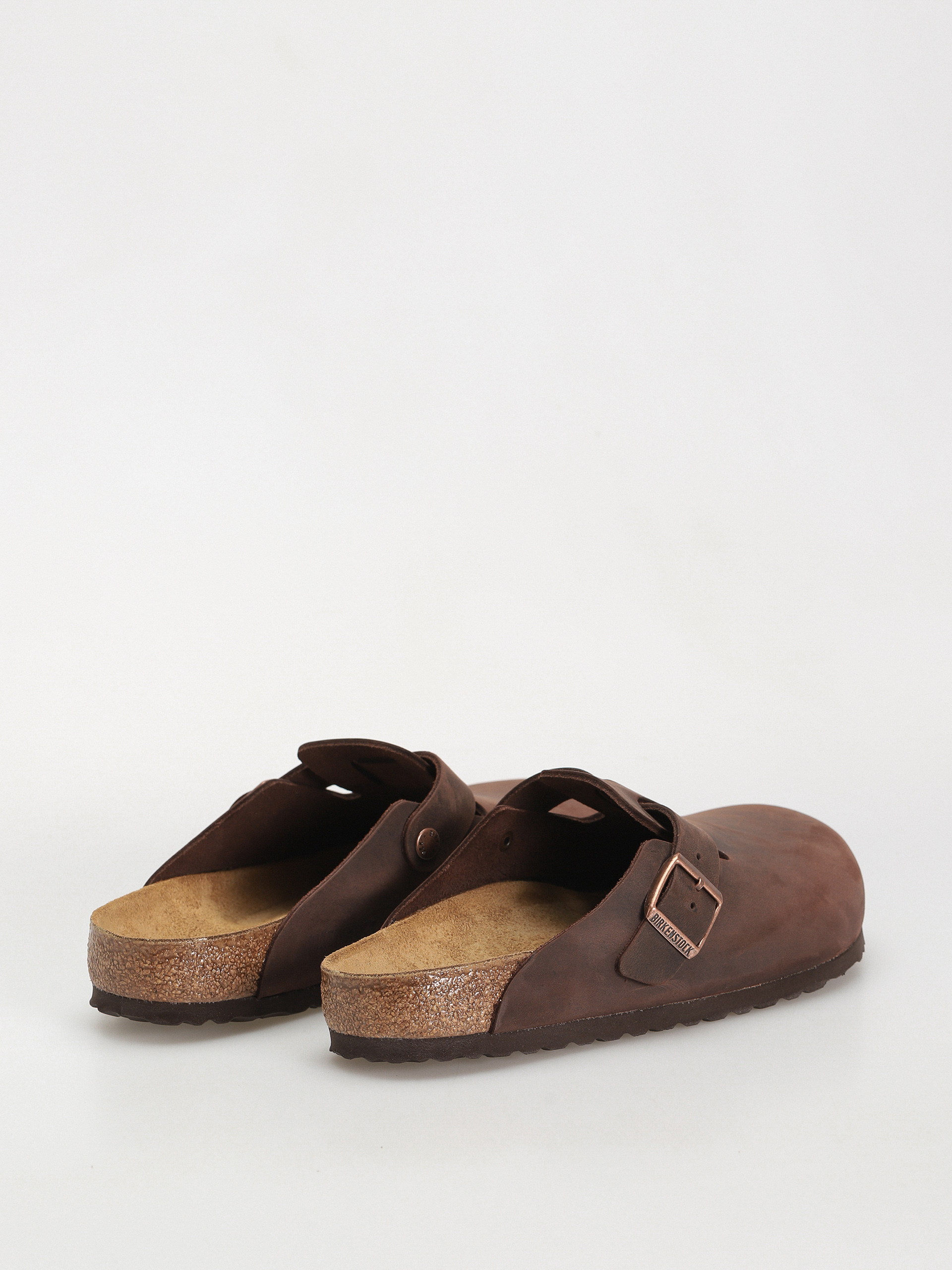 Flip-flop papucsok Birkenstock Boston Oiled Leather Regular (habana)