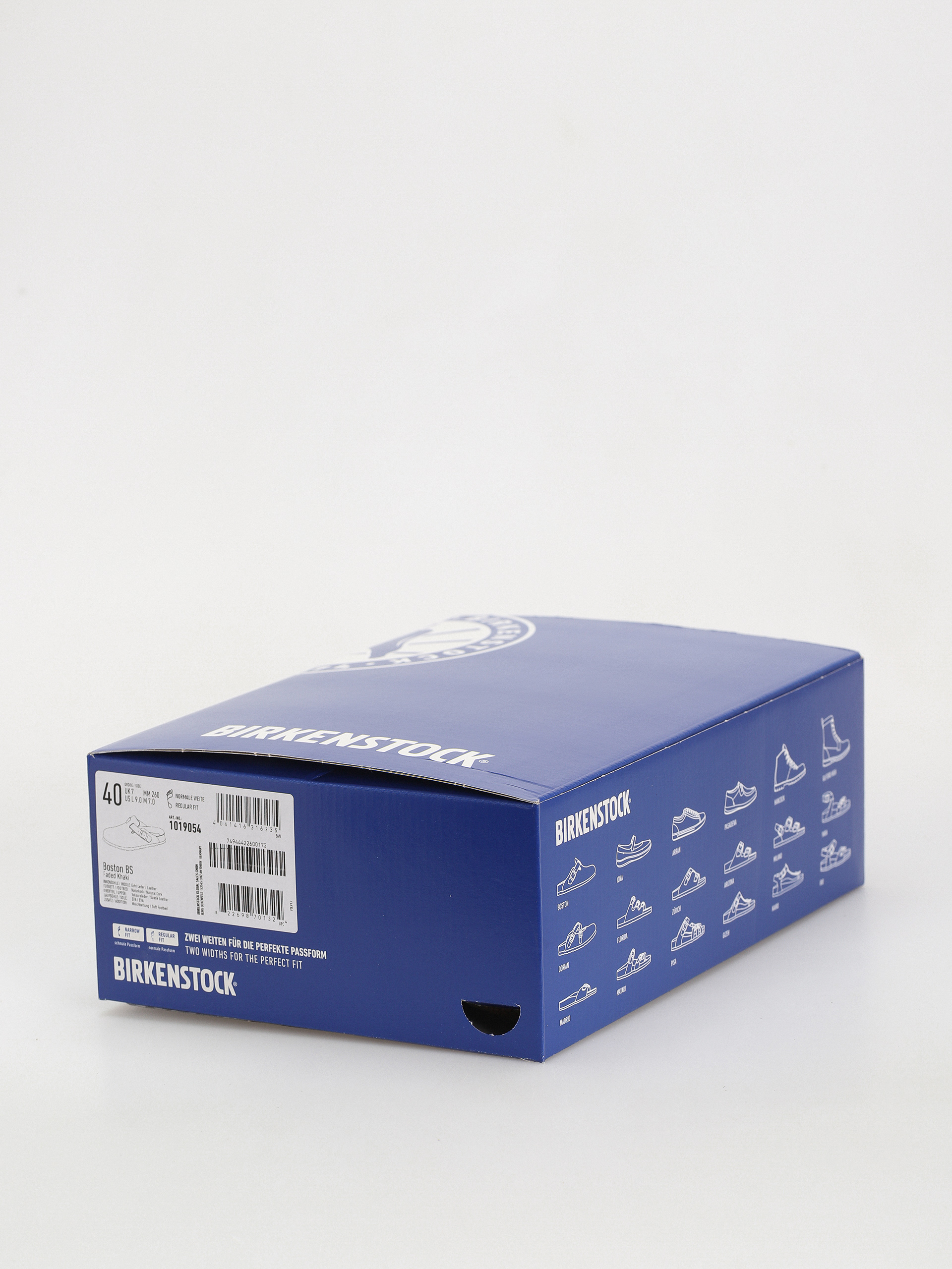 Flip-flop papucsok Birkenstock Boston Suede Leather Regular (faded khaki)