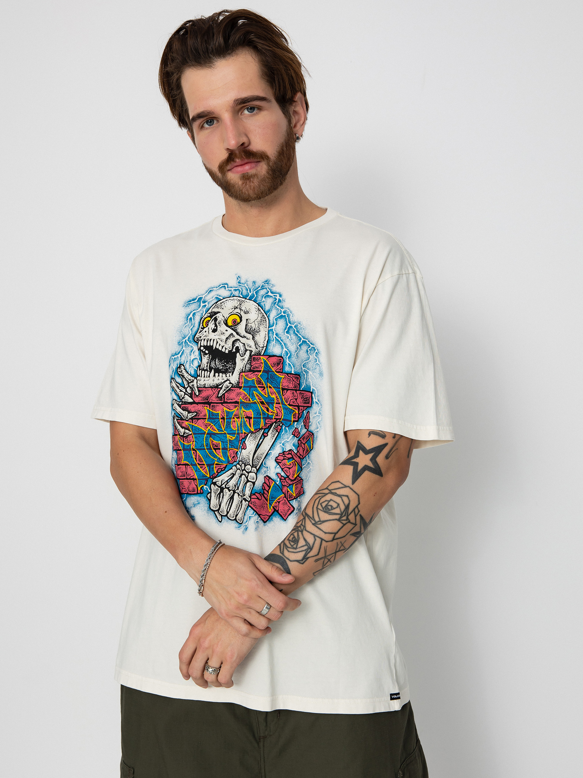 Volcom Wall Puncher Póló (off white)