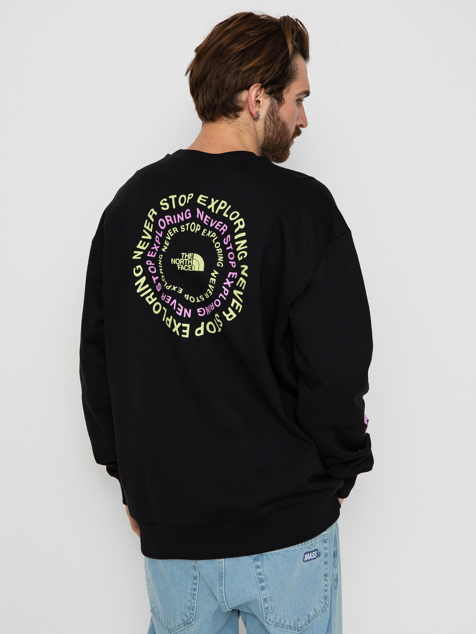 The North Face Nse Graphic Crew Pulóver (tnf black)