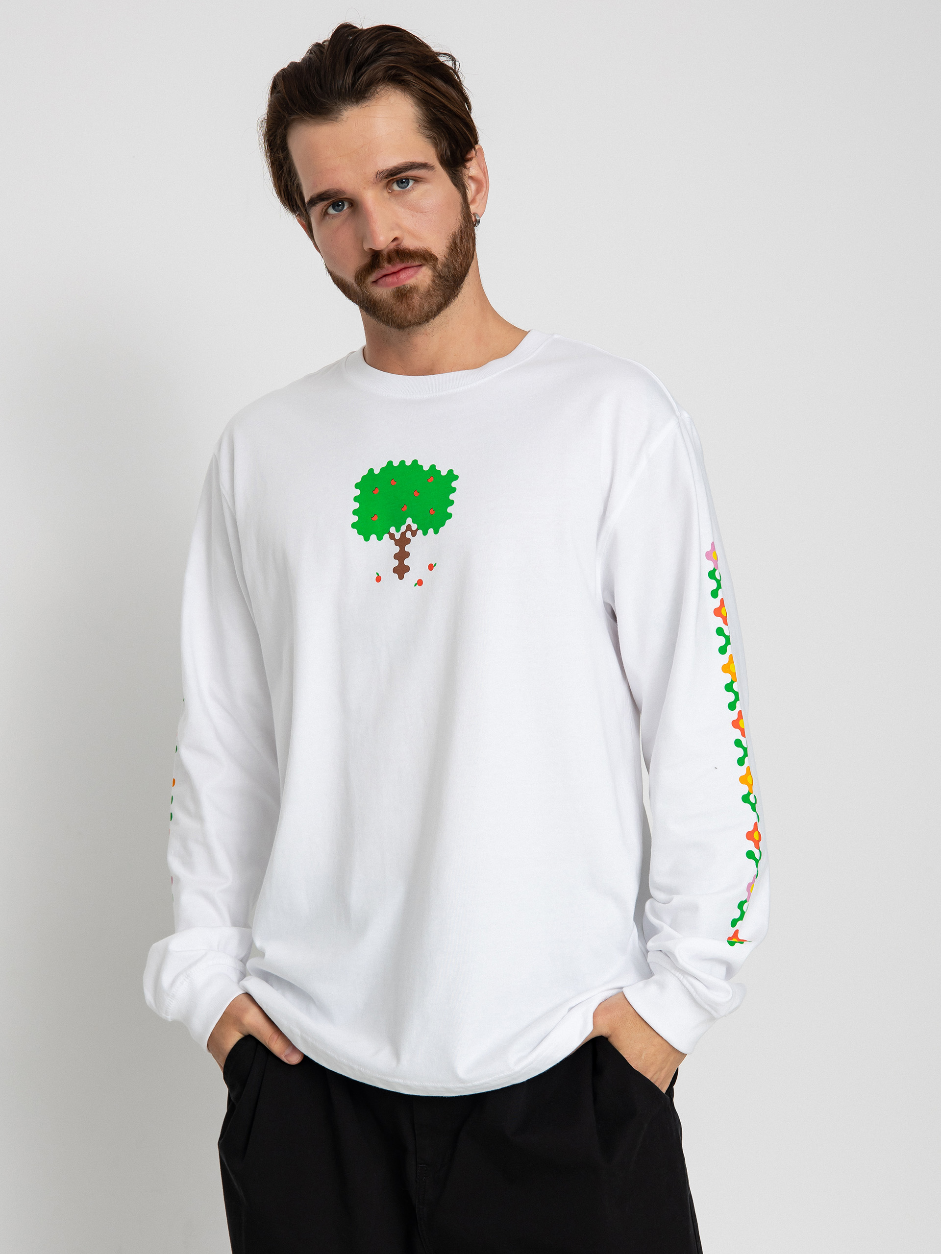 Element Ddxe Joe O Donnell Fruity Hosszú ujjú felső (optic white)