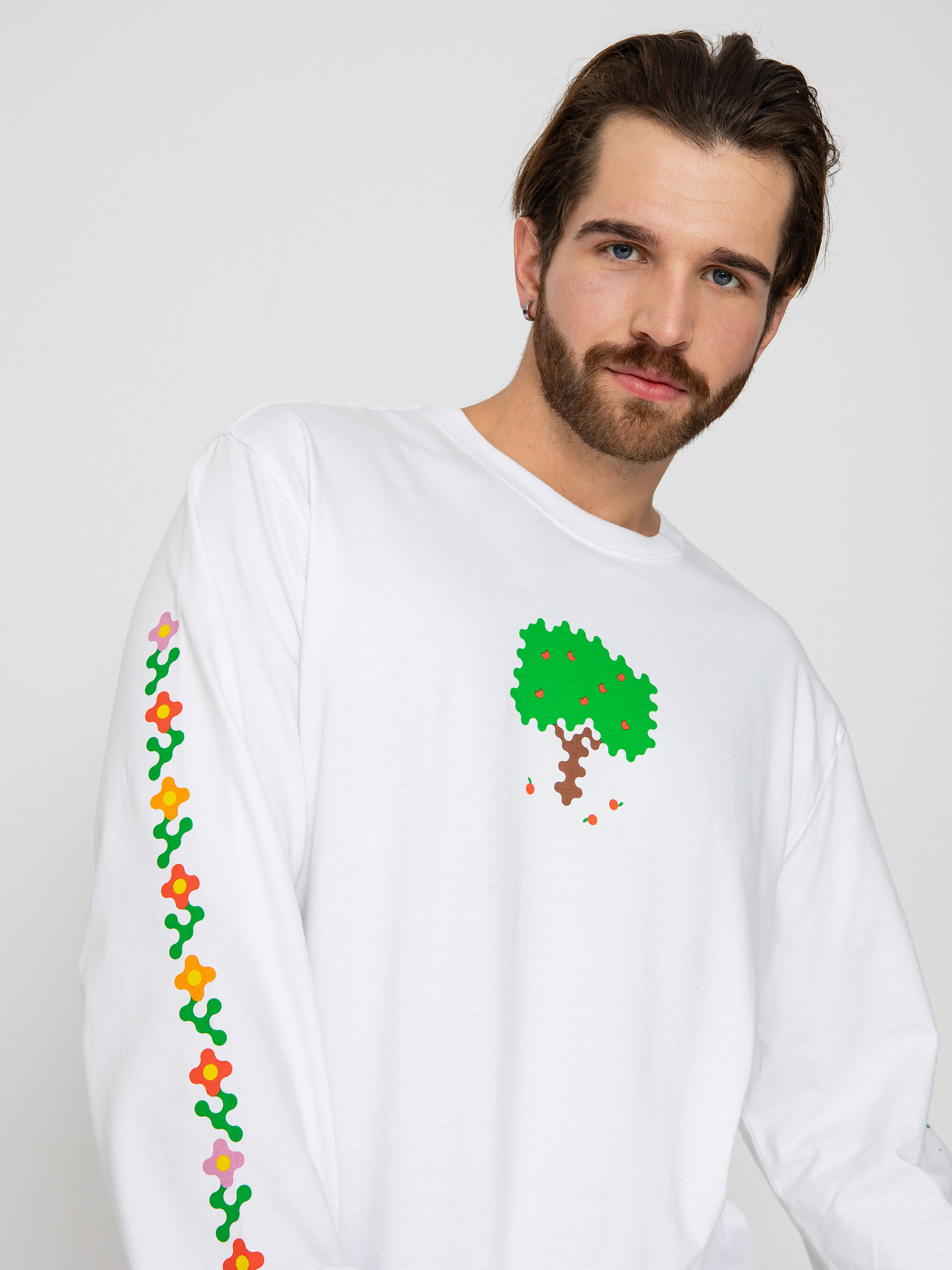 Element Ddxe Joe O Donnell Fruity Hosszú ujjú felső (optic white)