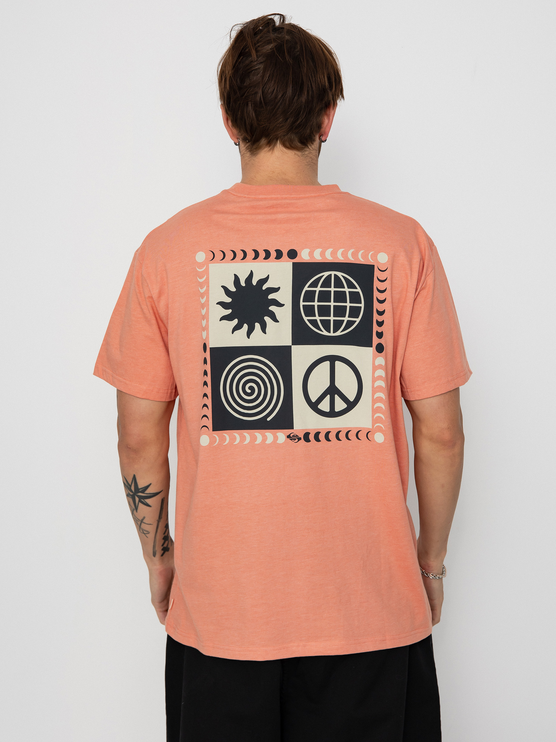 Quiksilver Peace Phase Tee Póló (canyon clay)
