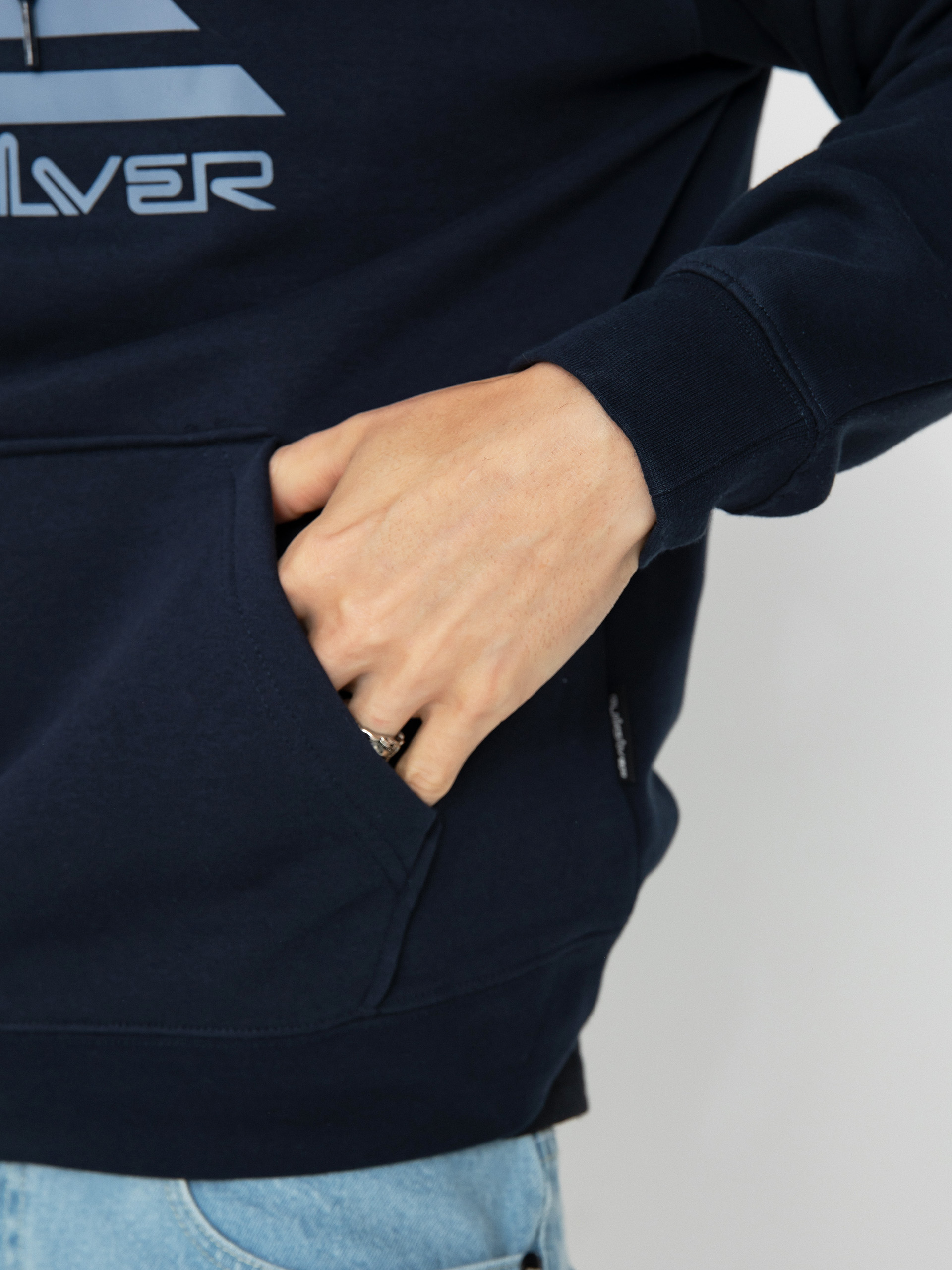 Quiksilver Big Logo HD Kapucnis pulóver (dark navy)