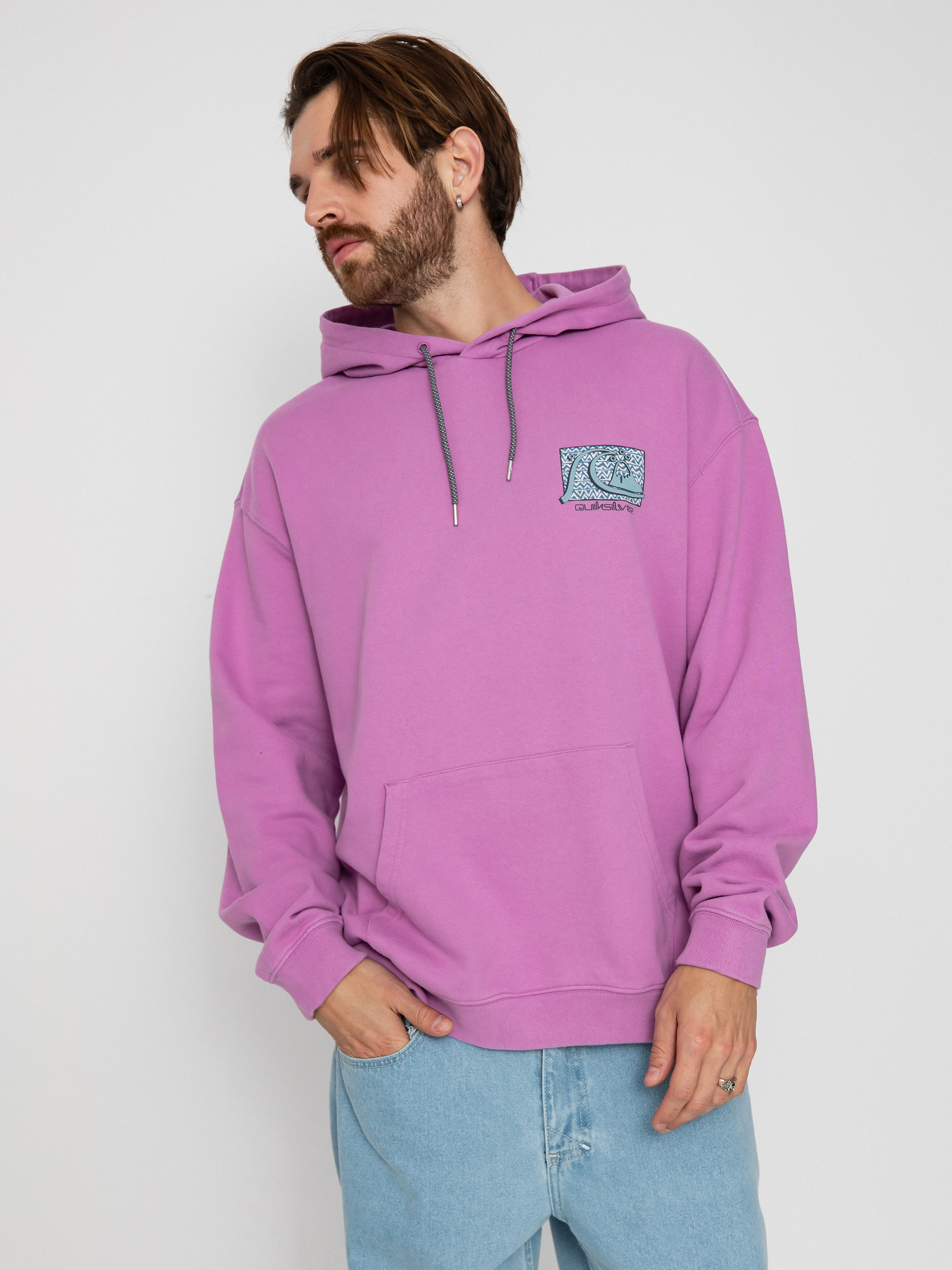 Quiksilver Apog Heritage HD Kapucnis pulóver (violet)