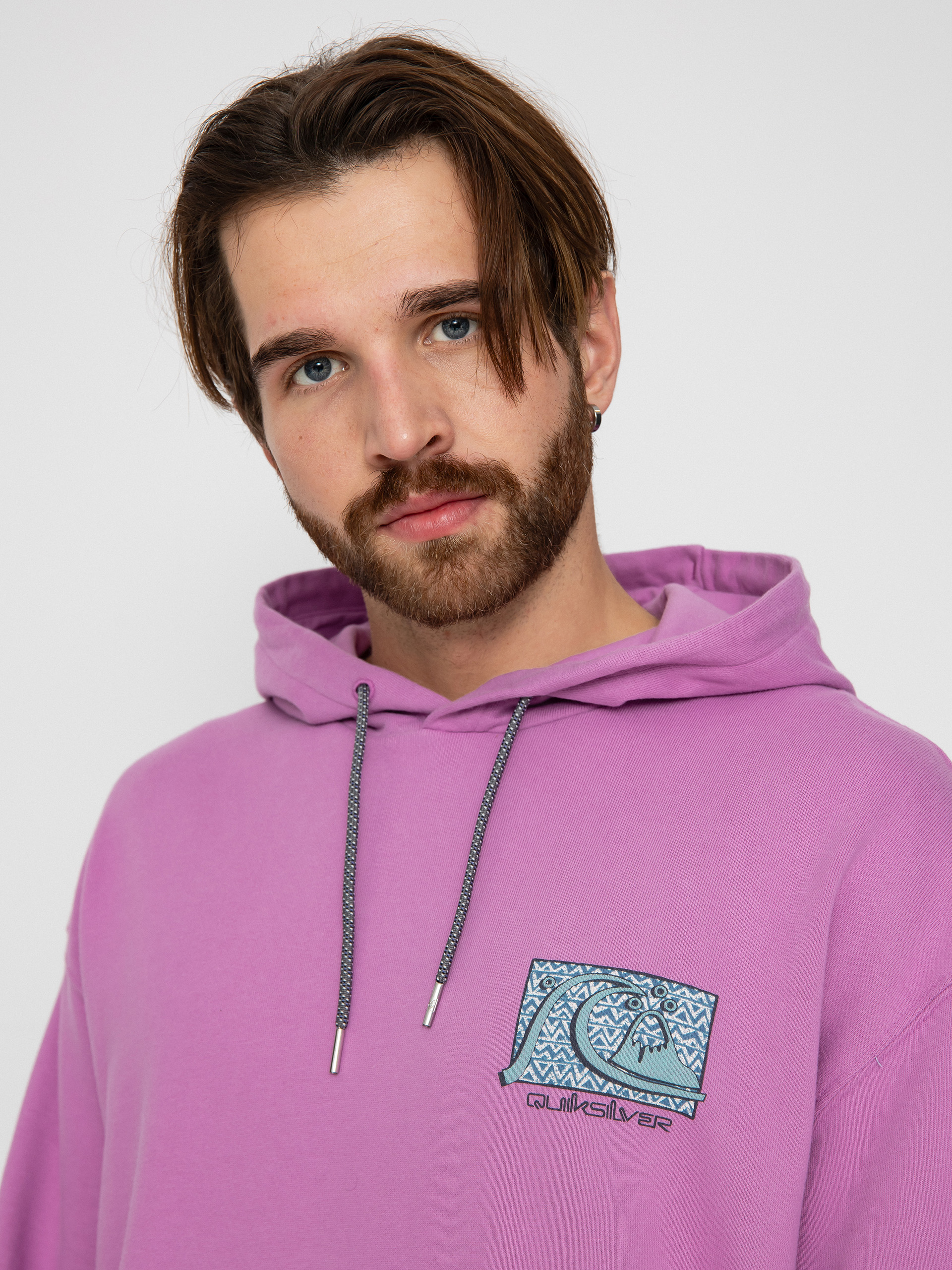 Quiksilver Apog Heritage HD Kapucnis pulóver (violet)