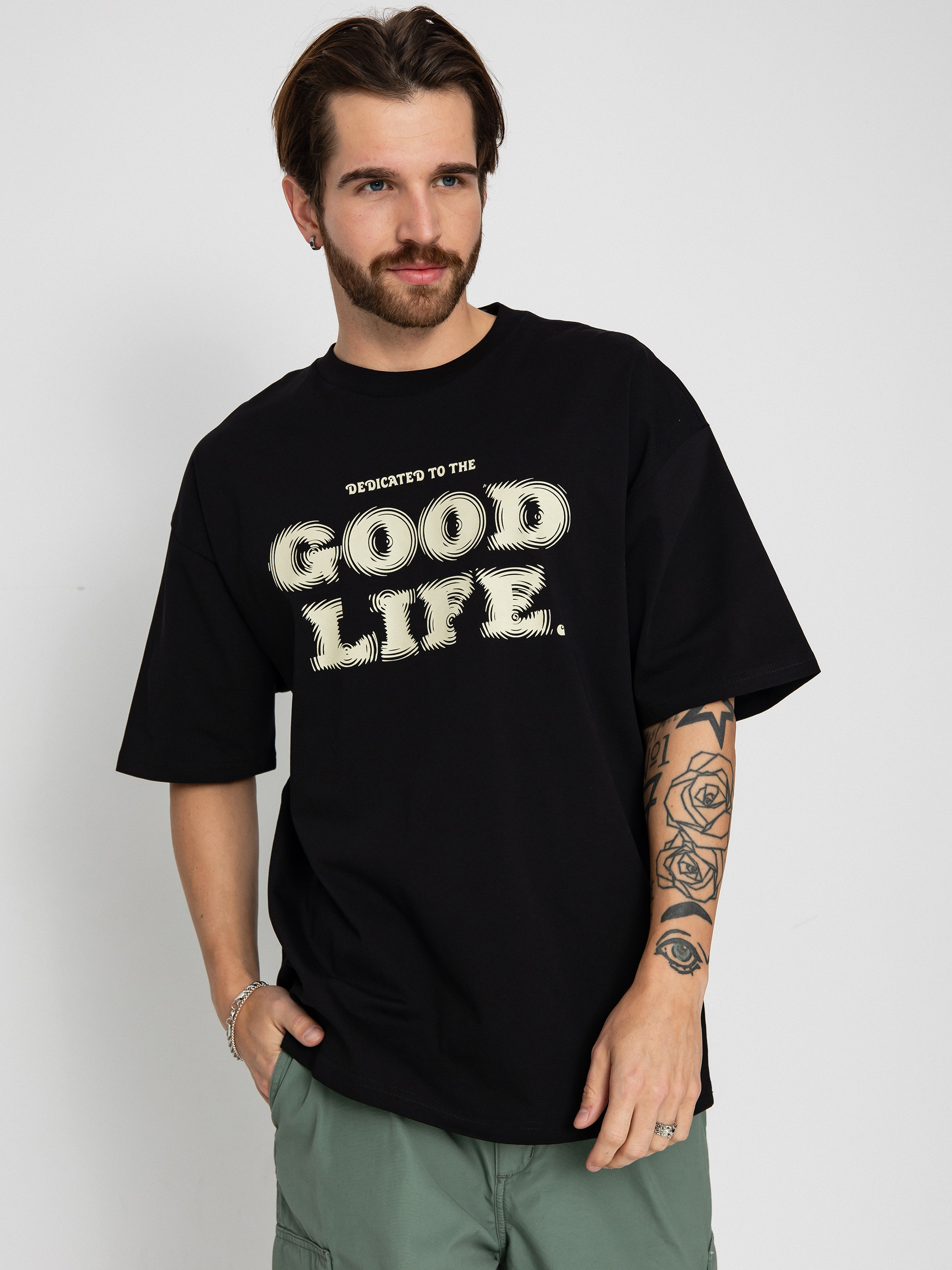 Carhartt WIP Mist Póló (black/wax)