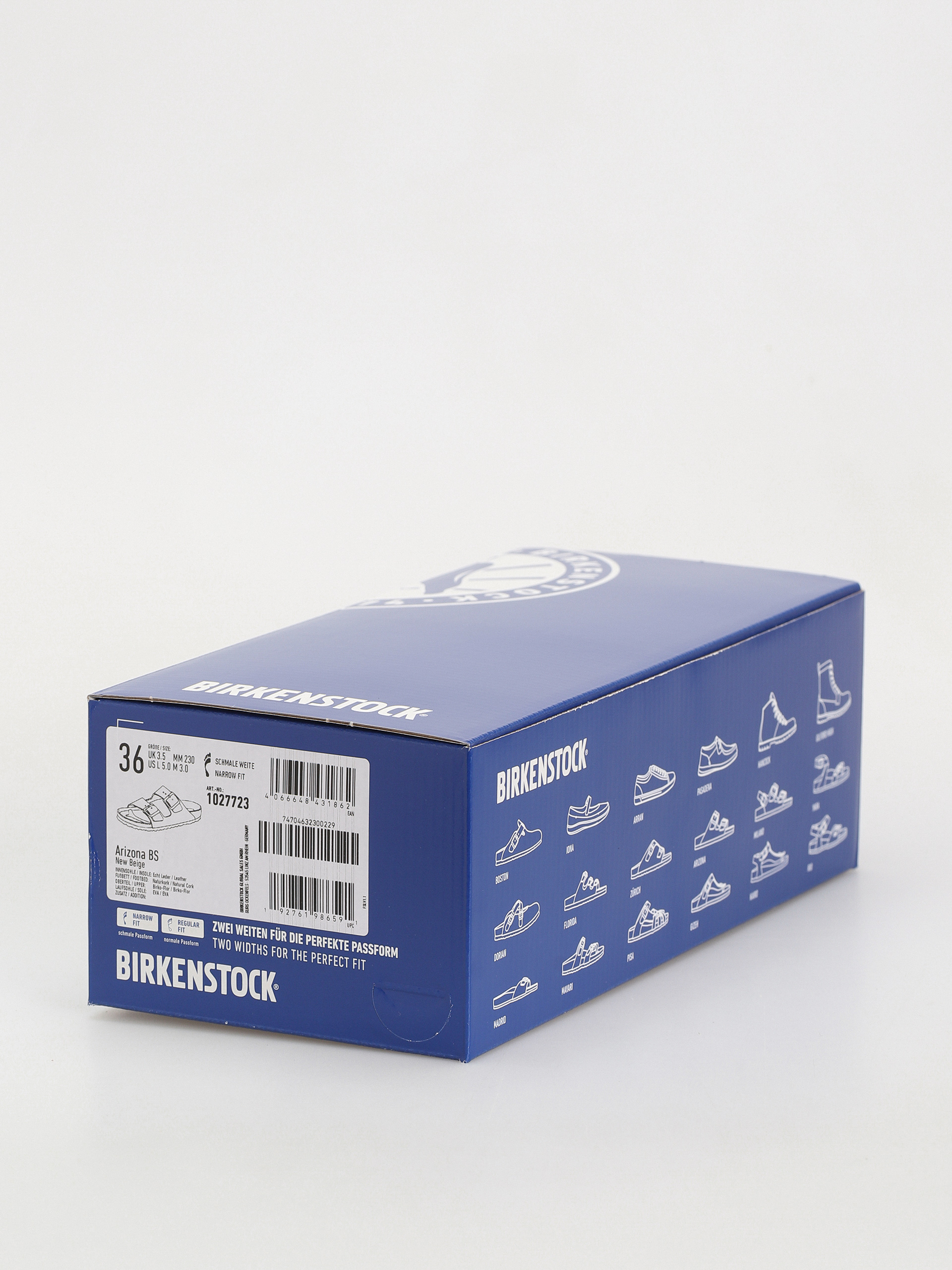 Birkenstock Arizona Birko Flor Narrow Wmn Flip-flop papucsok (nude)