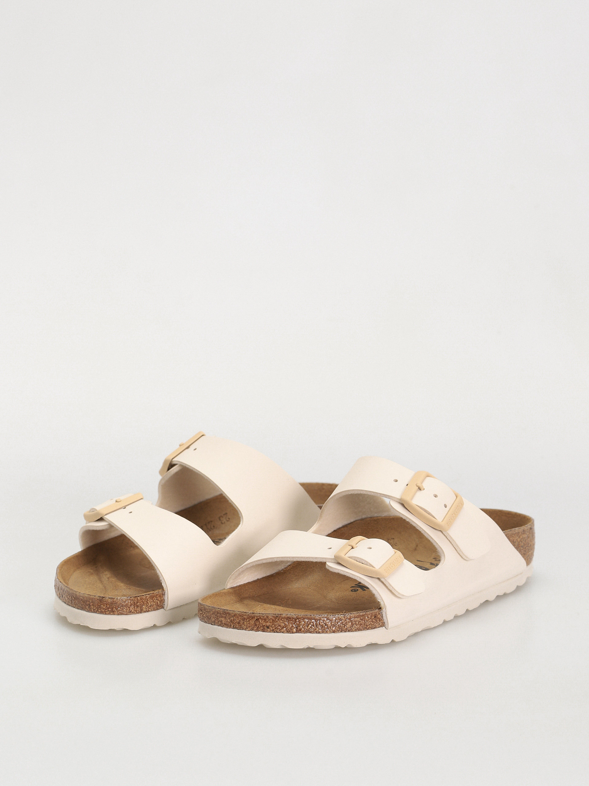 Birkenstock Arizona Birko Flor Narrow Wmn Flip-flop papucsok (eggshell)