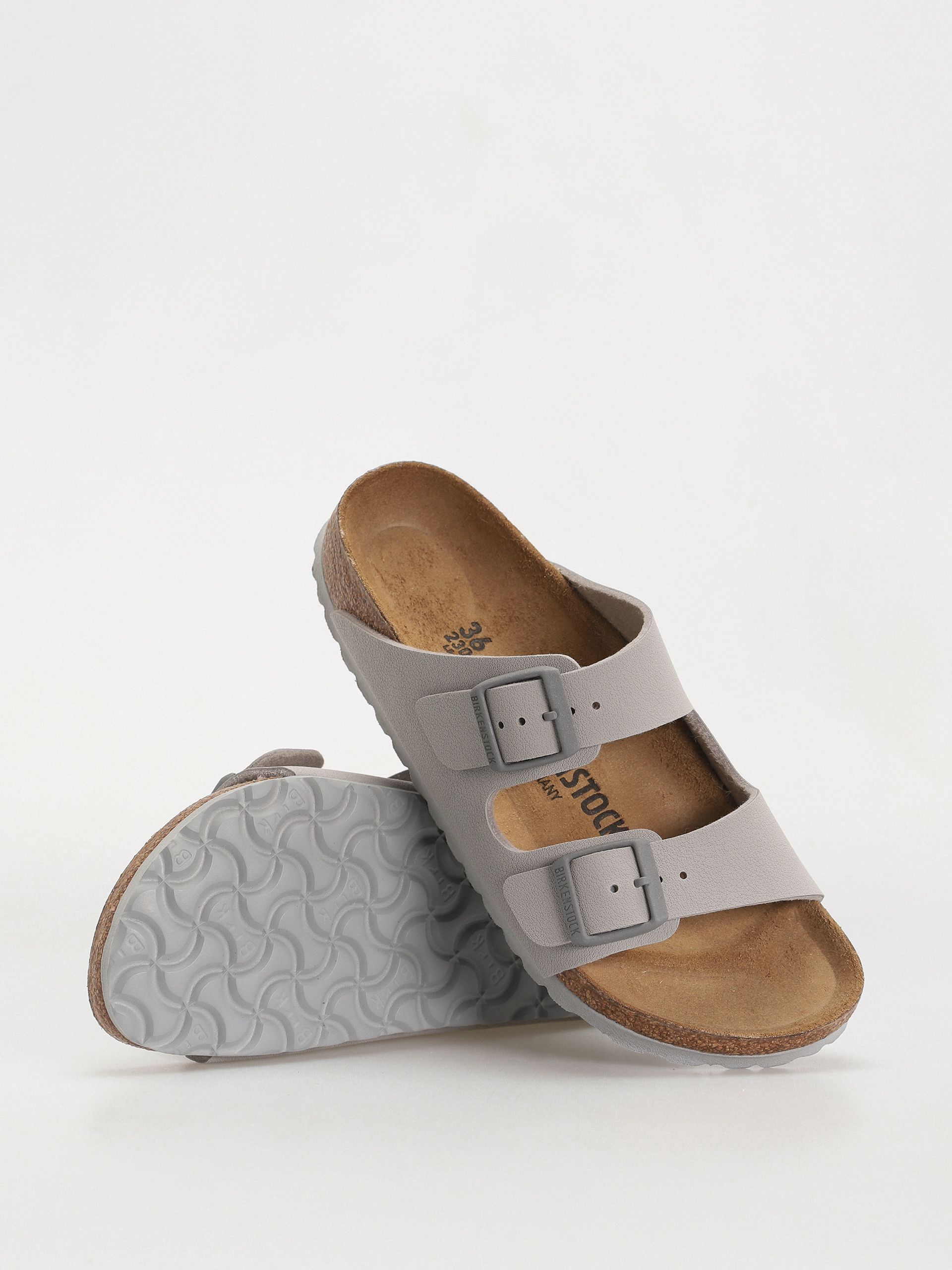 Birkenstock Arizona Birko Flor Narrow Wmn Flip-flop papucsok (stone coin)