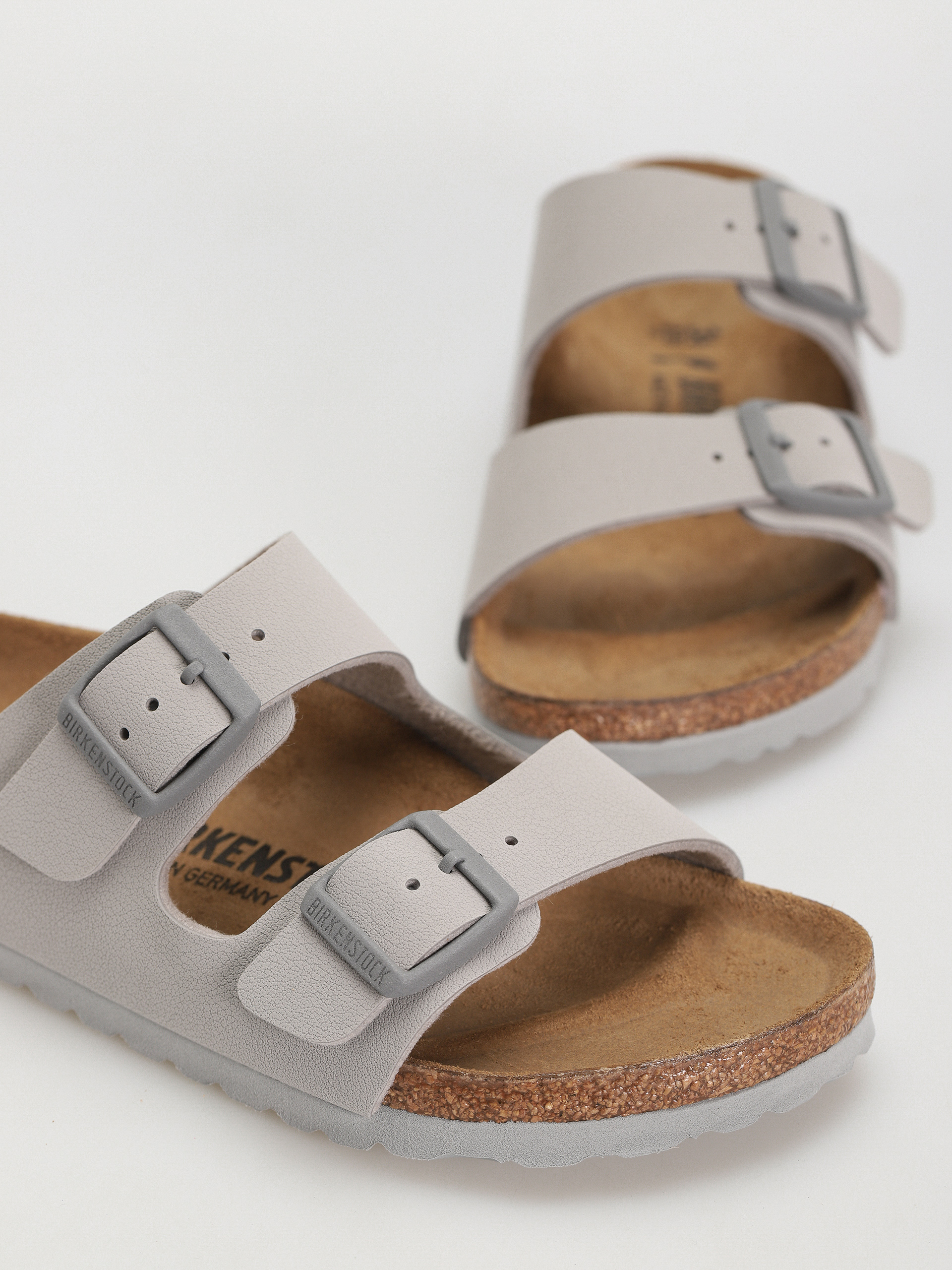 Birkenstock Arizona Birko Flor Narrow Wmn Flip-flop papucsok (stone coin)