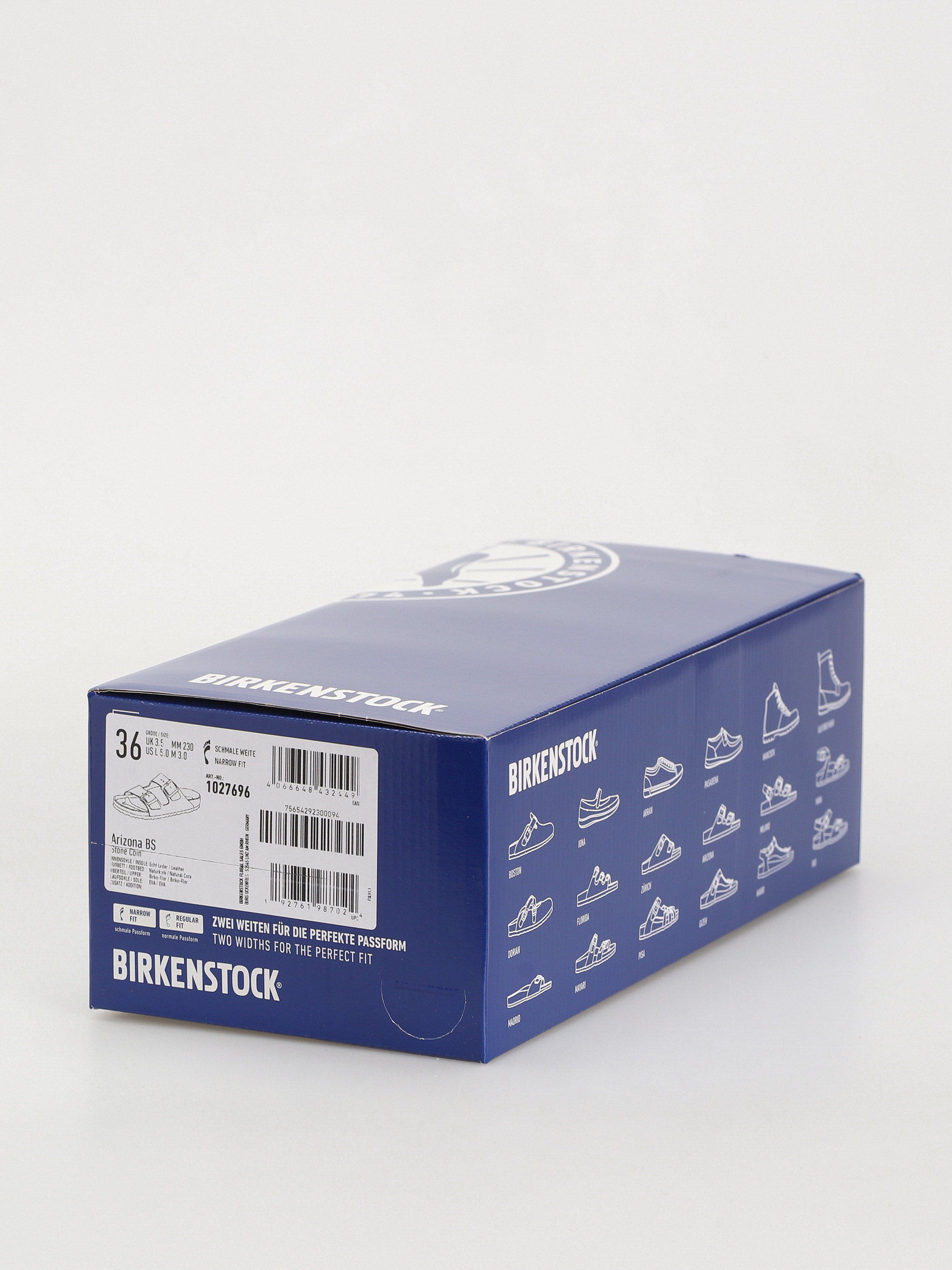 Birkenstock Arizona Birko Flor Narrow Wmn Flip-flop papucsok (stone coin)