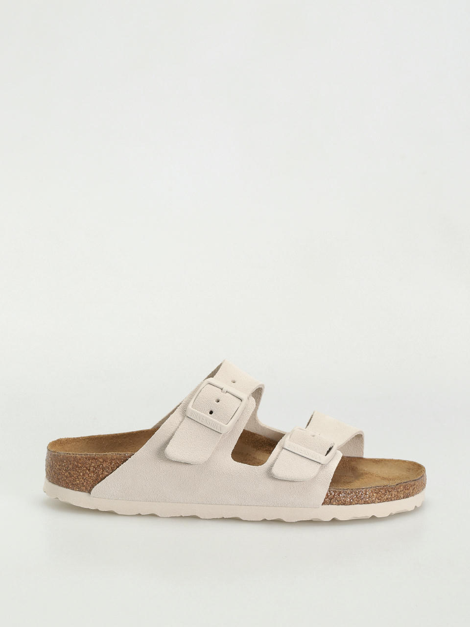 Birkenstock Arizona Suede Leather Narrow Wmn Flip-flop papucsok (antique white)