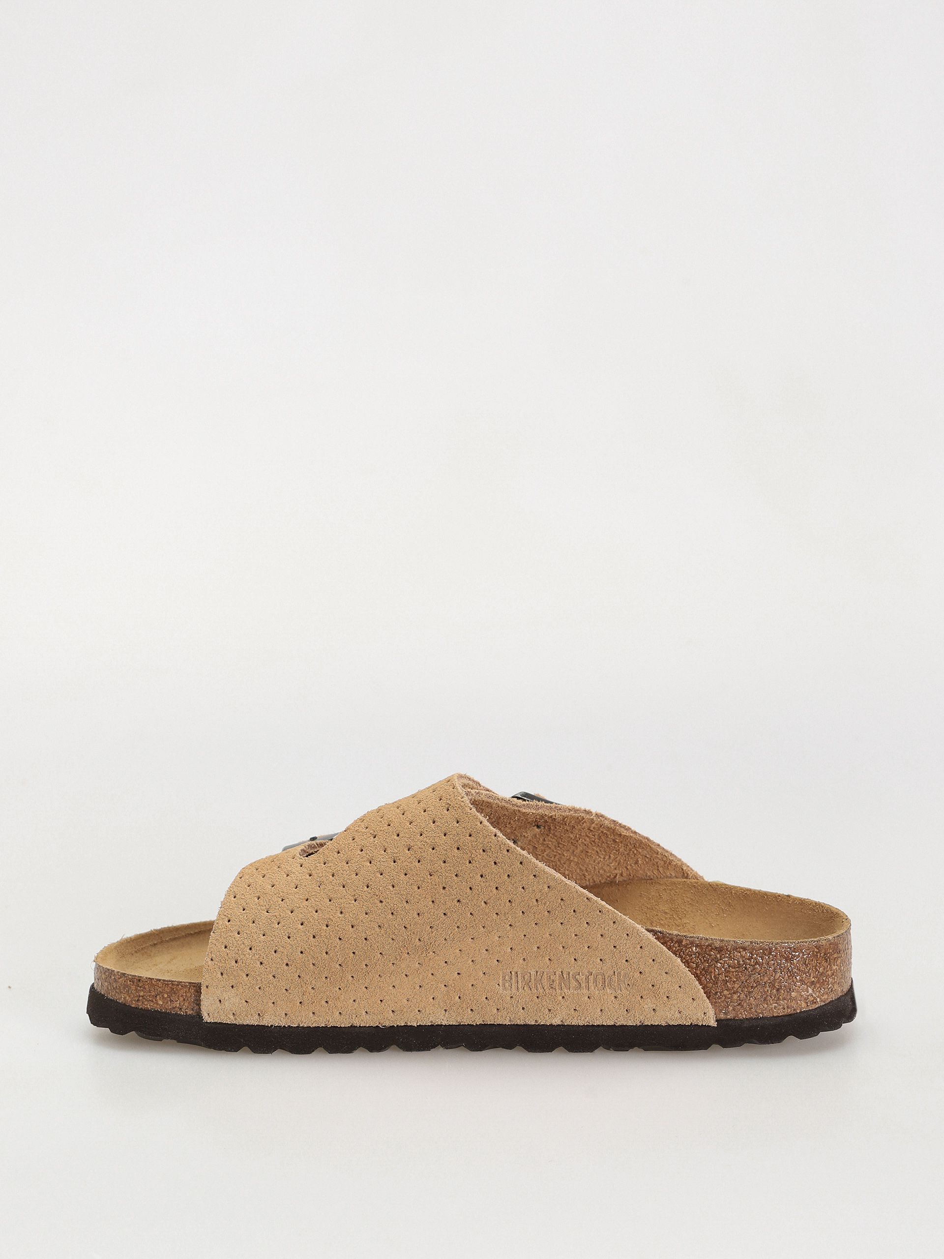 Birkenstock Zurich Suede Embossed Narrow Wmn Flip-flop papucsok (emboss dots new beige)