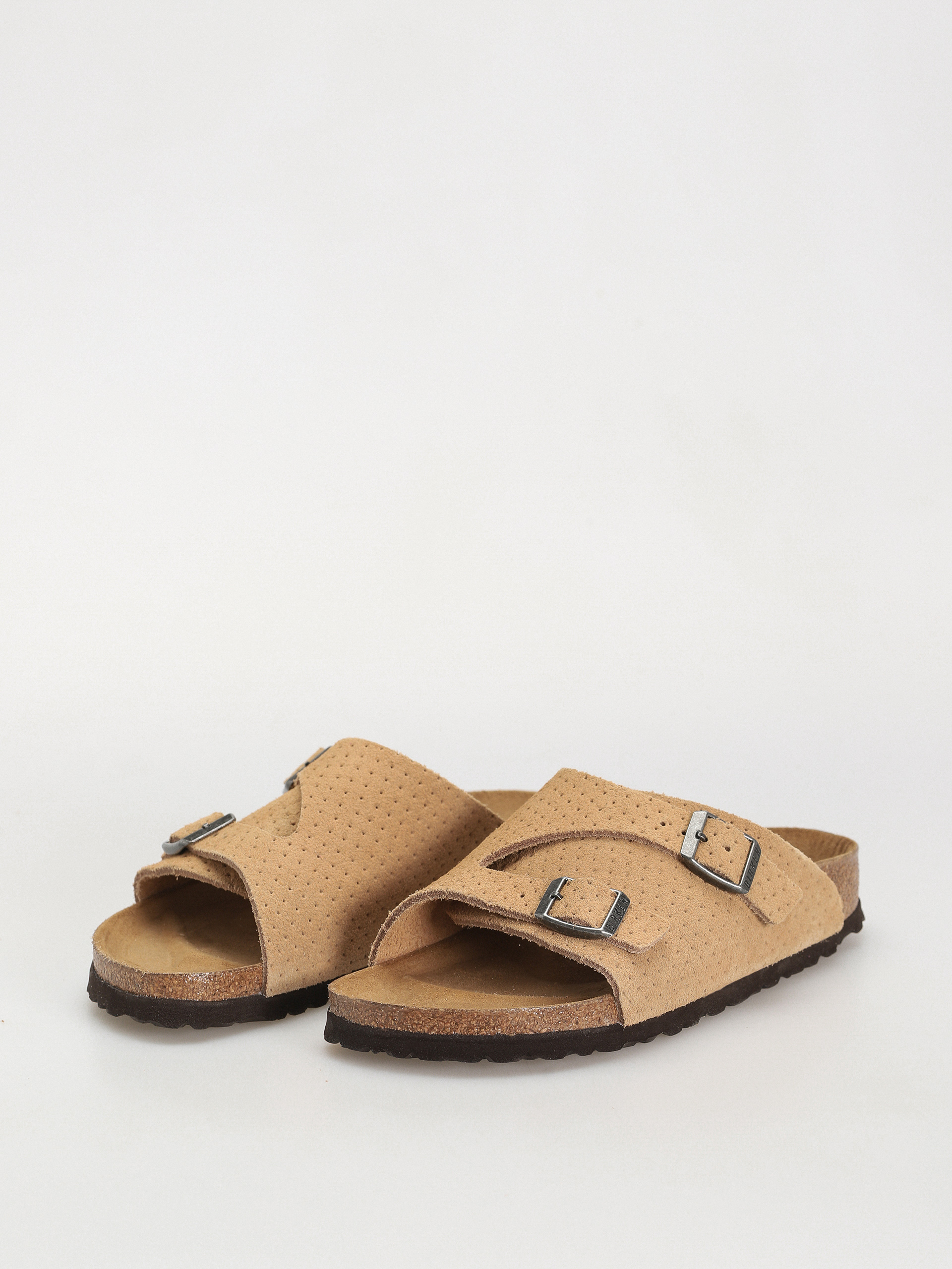 Birkenstock Zurich Suede Embossed Narrow Wmn Flip-flop papucsok (emboss dots new beige)