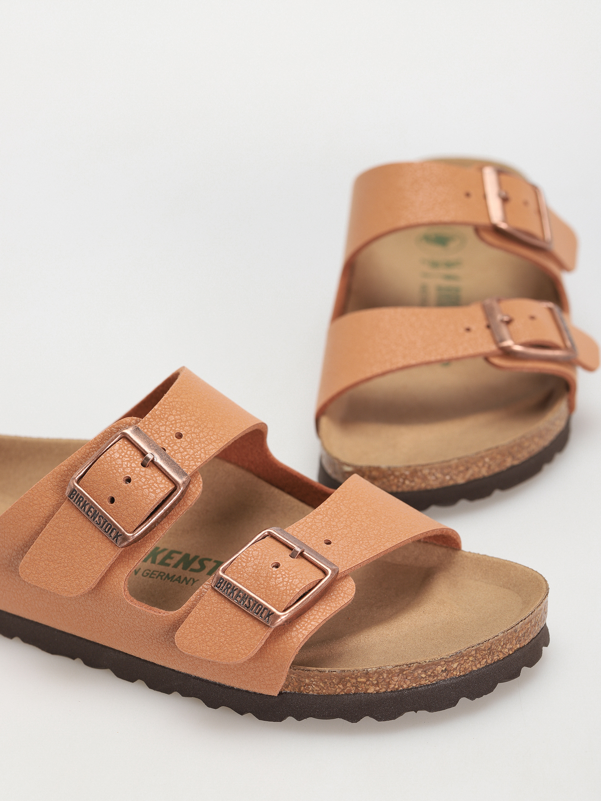 Birkenstock Arizona Birko Flor Nubuck Narrow Wmn Flip-flop papucsok (pecan)