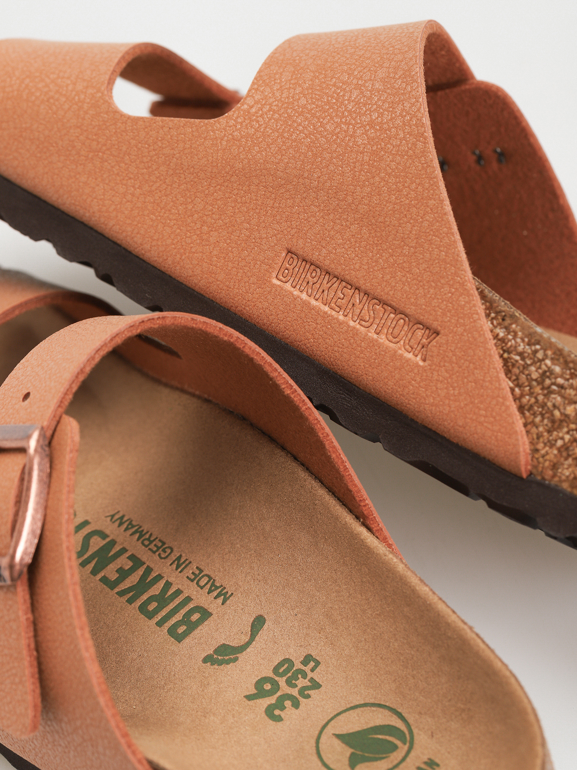 Birkenstock Arizona Birko Flor Nubuck Narrow Wmn Flip-flop papucsok (pecan)