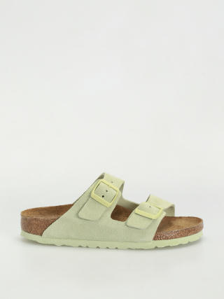 Birkenstock Arizona Suede Leather Narrow Wmn Flip-flop papucsok (faded lime)