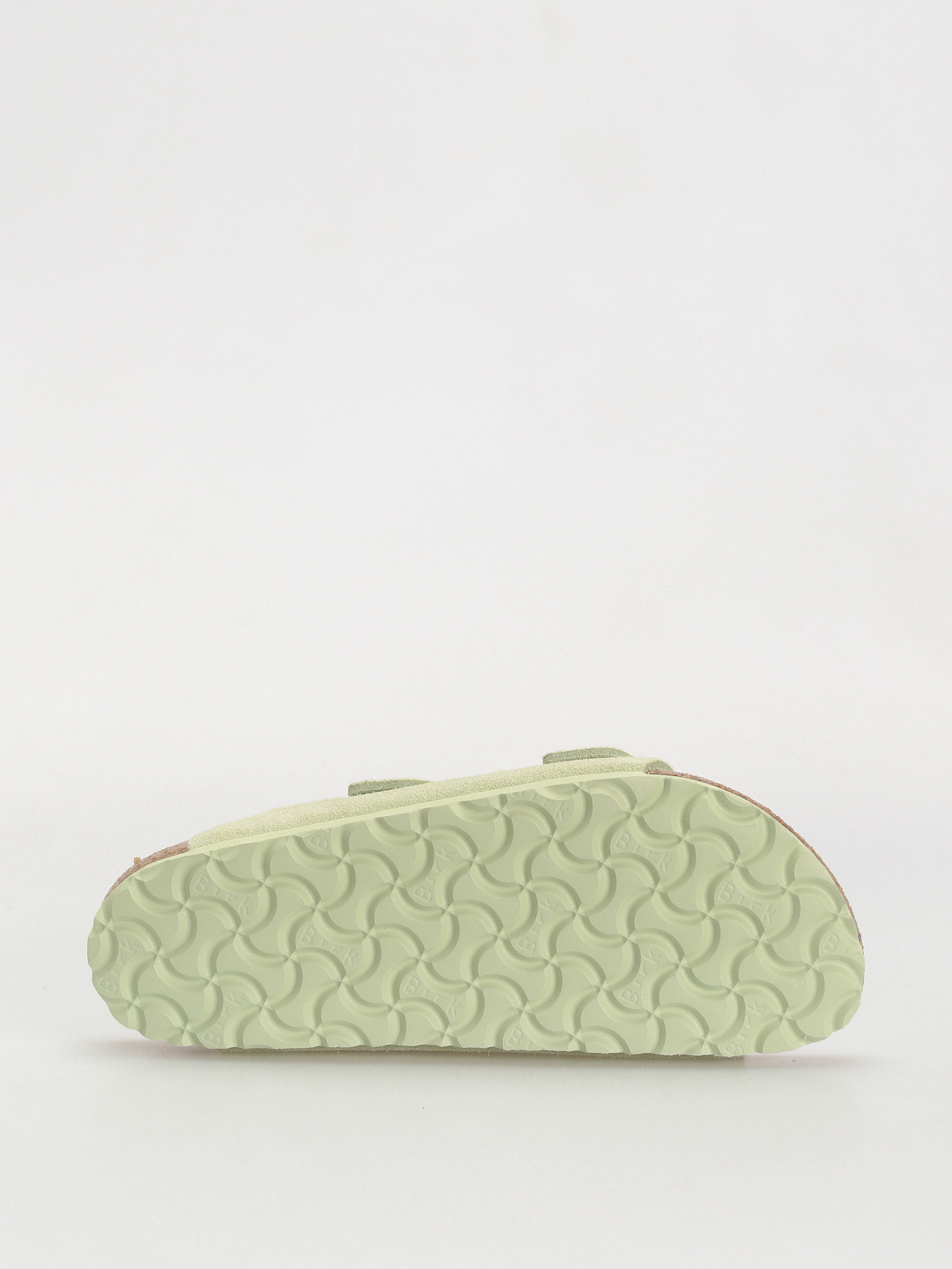 Birkenstock Arizona Suede Leather Narrow Wmn Flip-flop papucsok (faded lime)