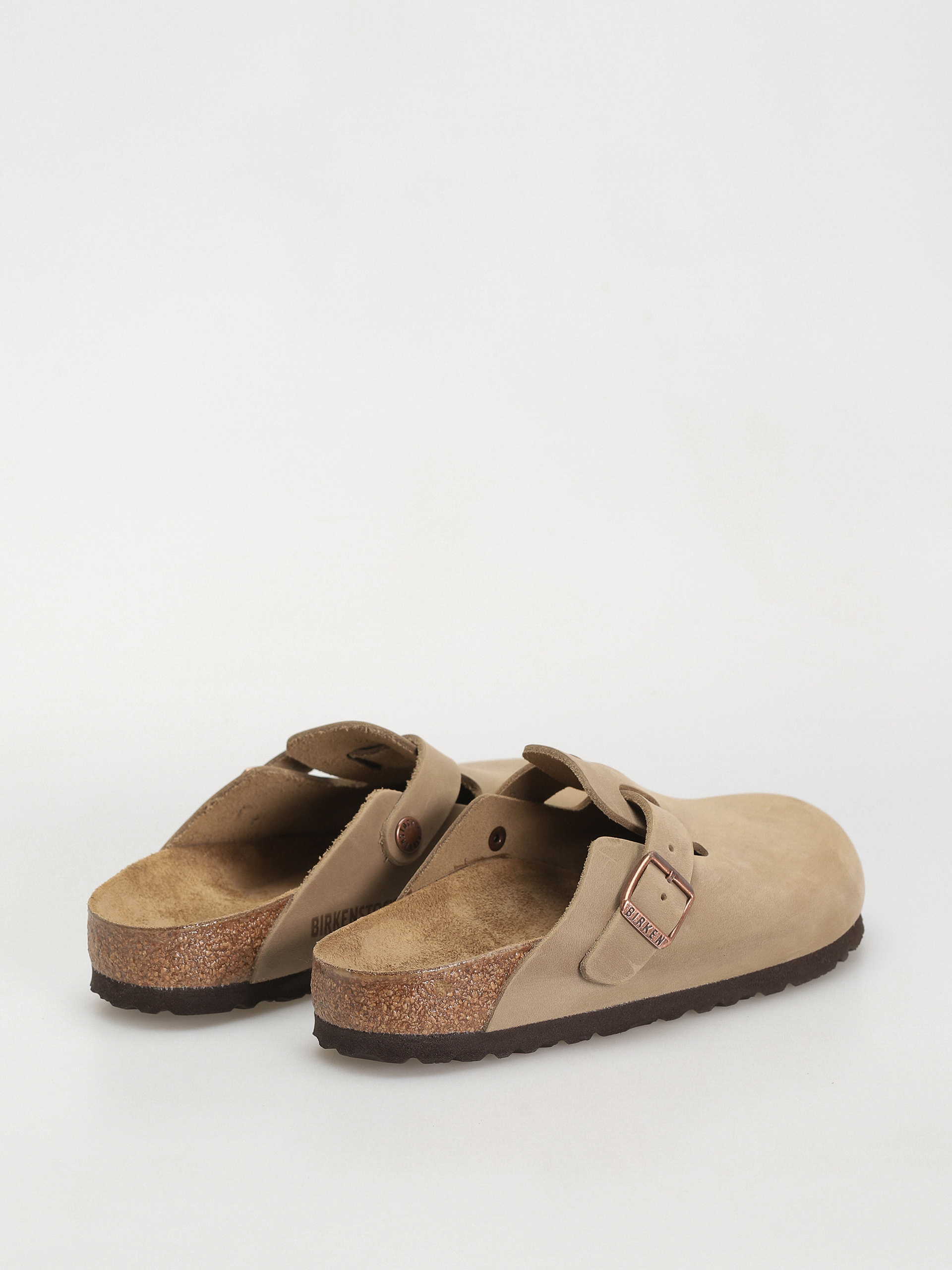 Birkenstock Boston Oiled Leather Narrow Wmn Flip-flop papucsok (tobacco brown)