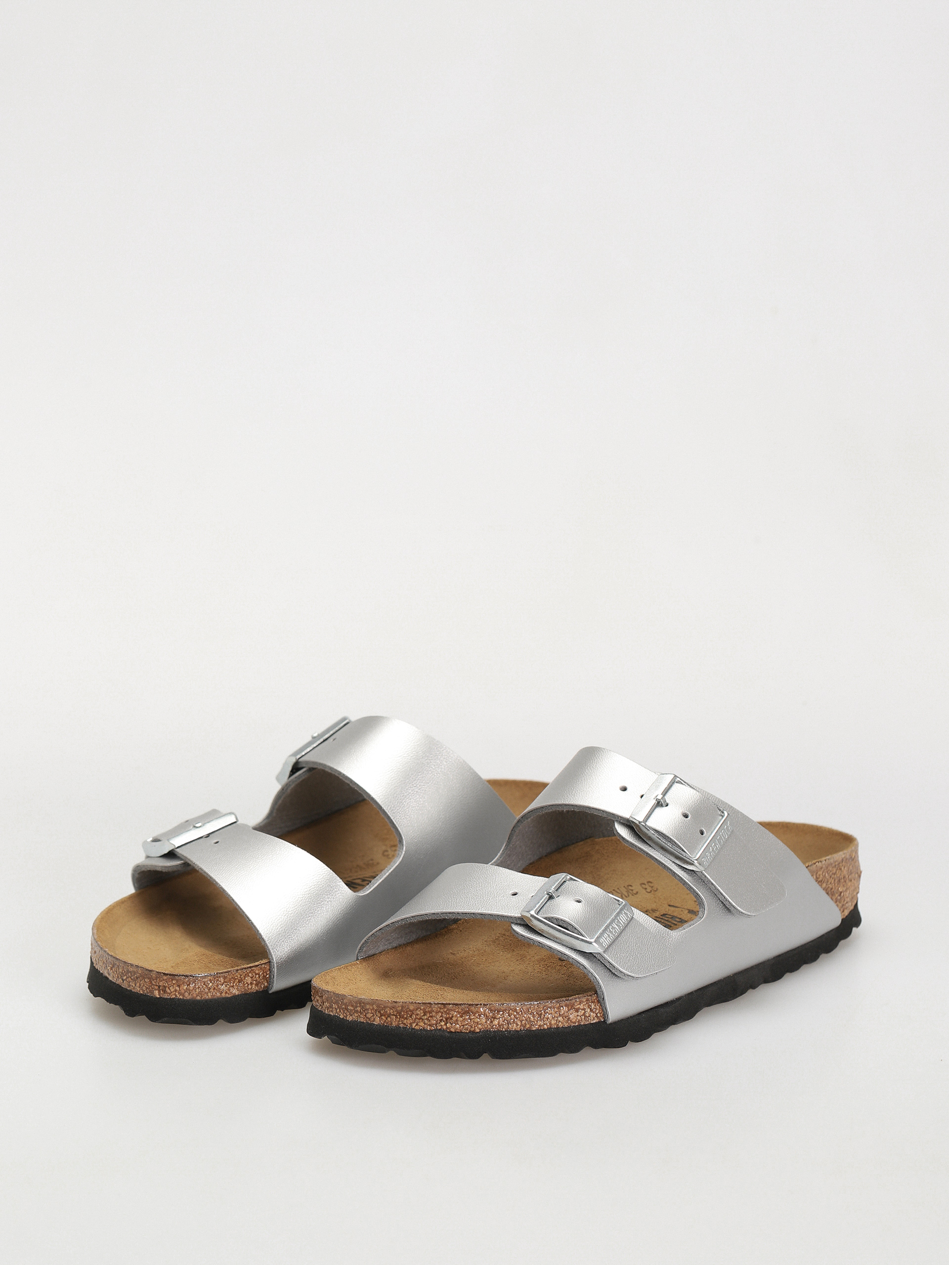 Birkenstock Arizona Birko Flor Narrow Wmn Flip-flop papucsok (silver)