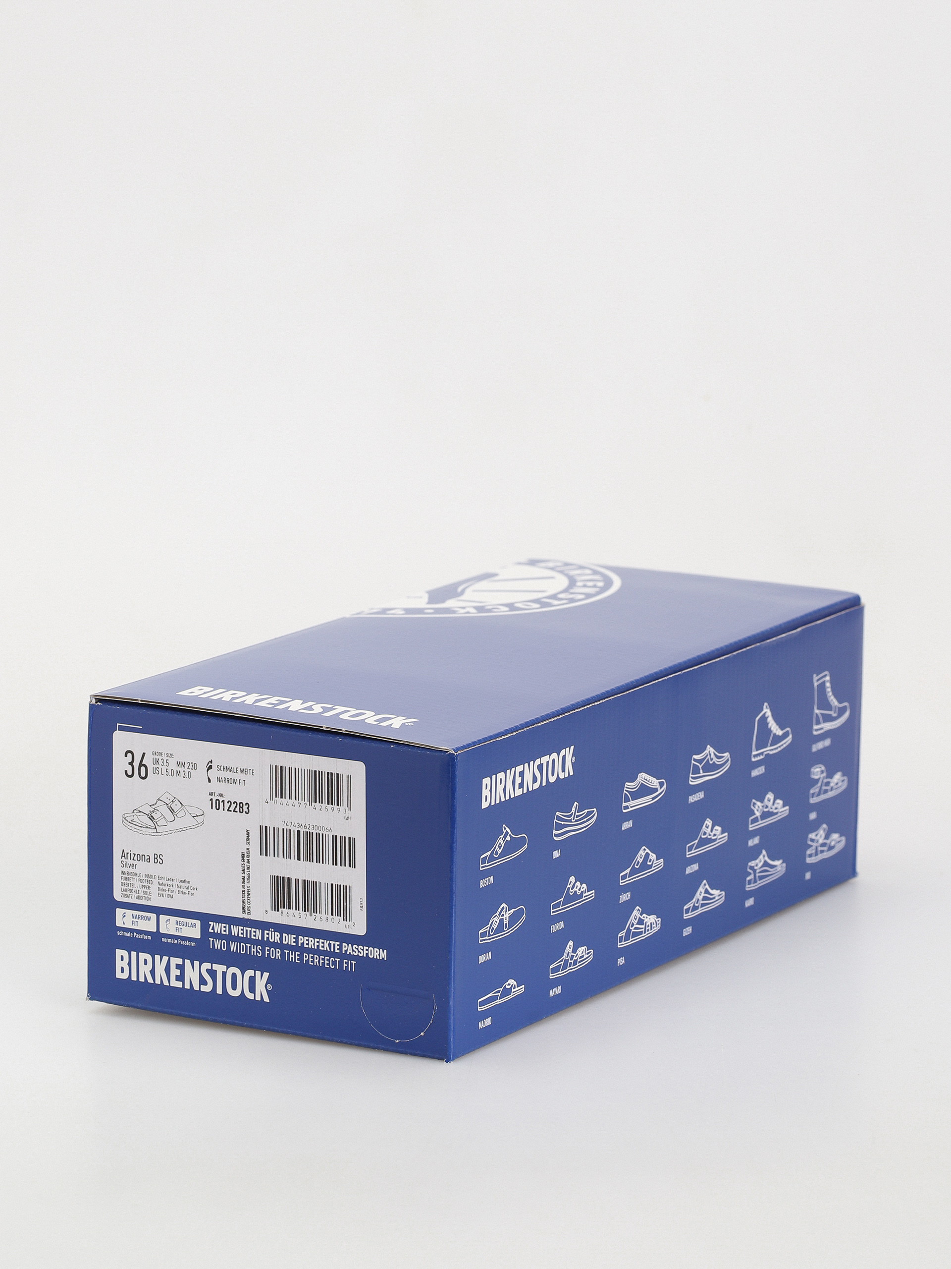 Birkenstock Arizona Birko Flor Narrow Wmn Flip-flop papucsok (silver)