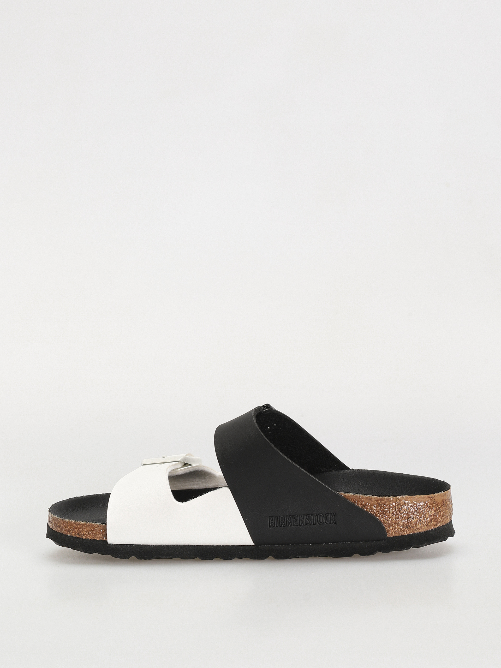 Birkenstock Arizona Birko Flor Narrow Wmn Flip-flop papucsok (black/white)