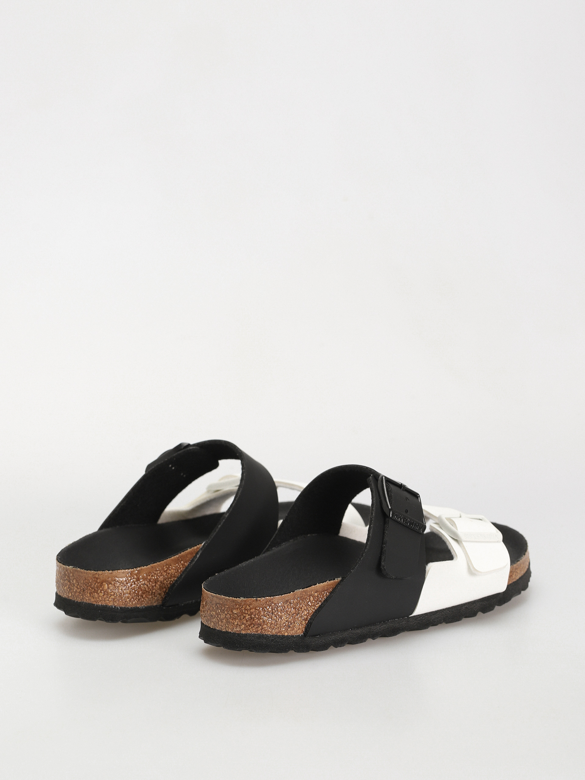 Birkenstock Arizona Birko Flor Narrow Wmn Flip-flop papucsok (black/white)