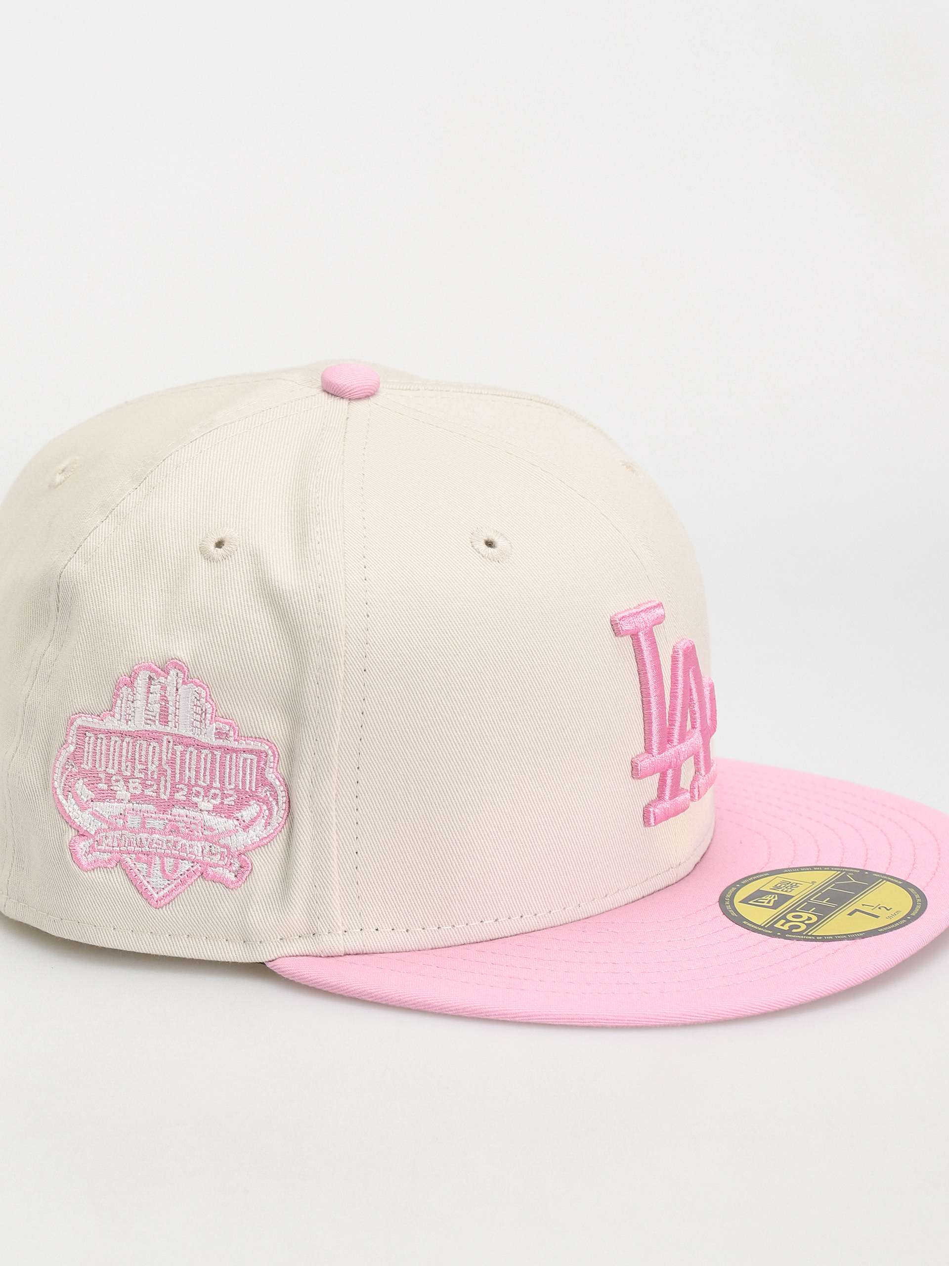 New Era White Crown 59Fifty Los Angeles Dodgers Baseball sapka (pink/ivory)