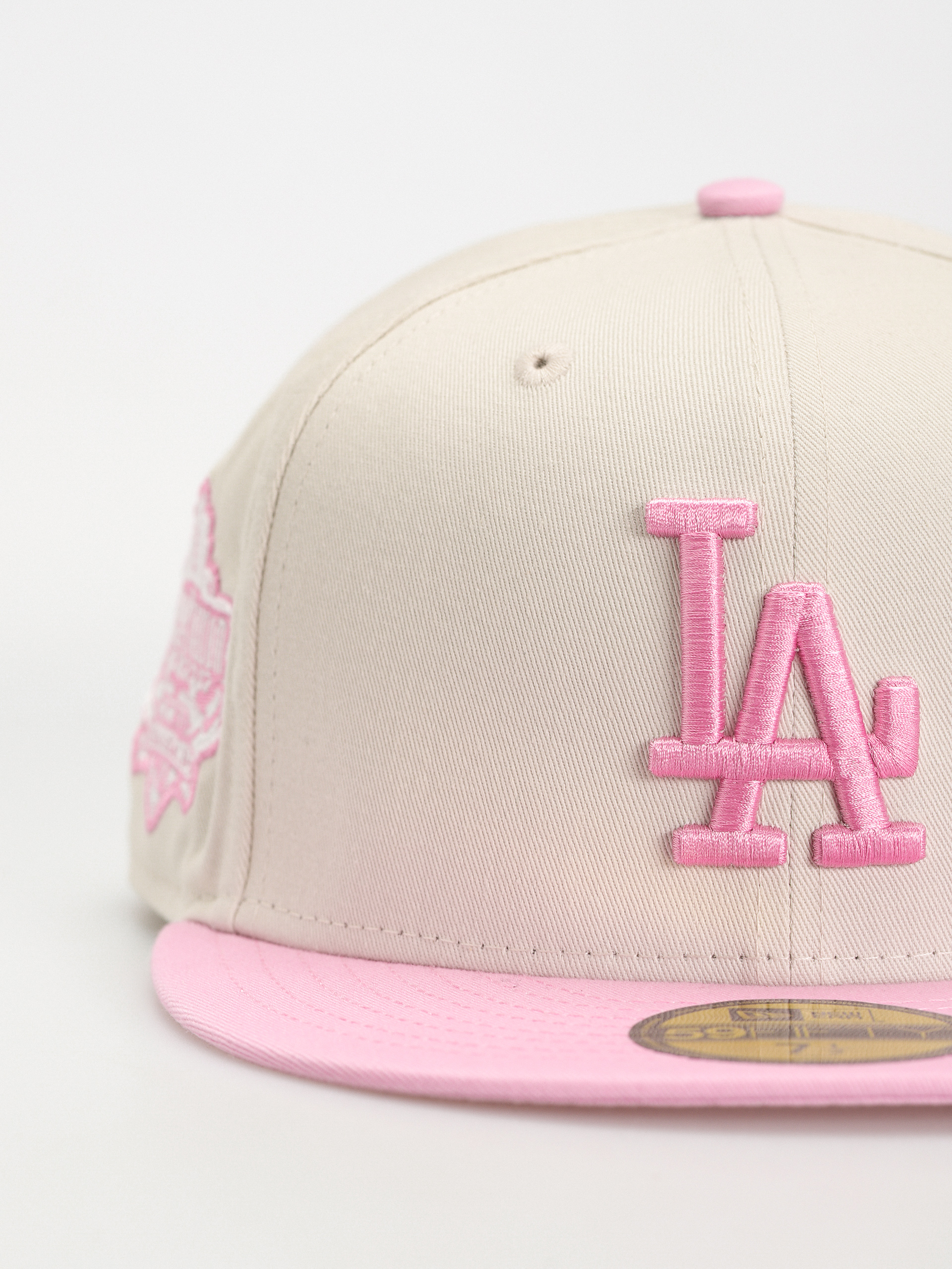 New Era White Crown 59Fifty Los Angeles Dodgers Baseball sapka (pink/ivory)