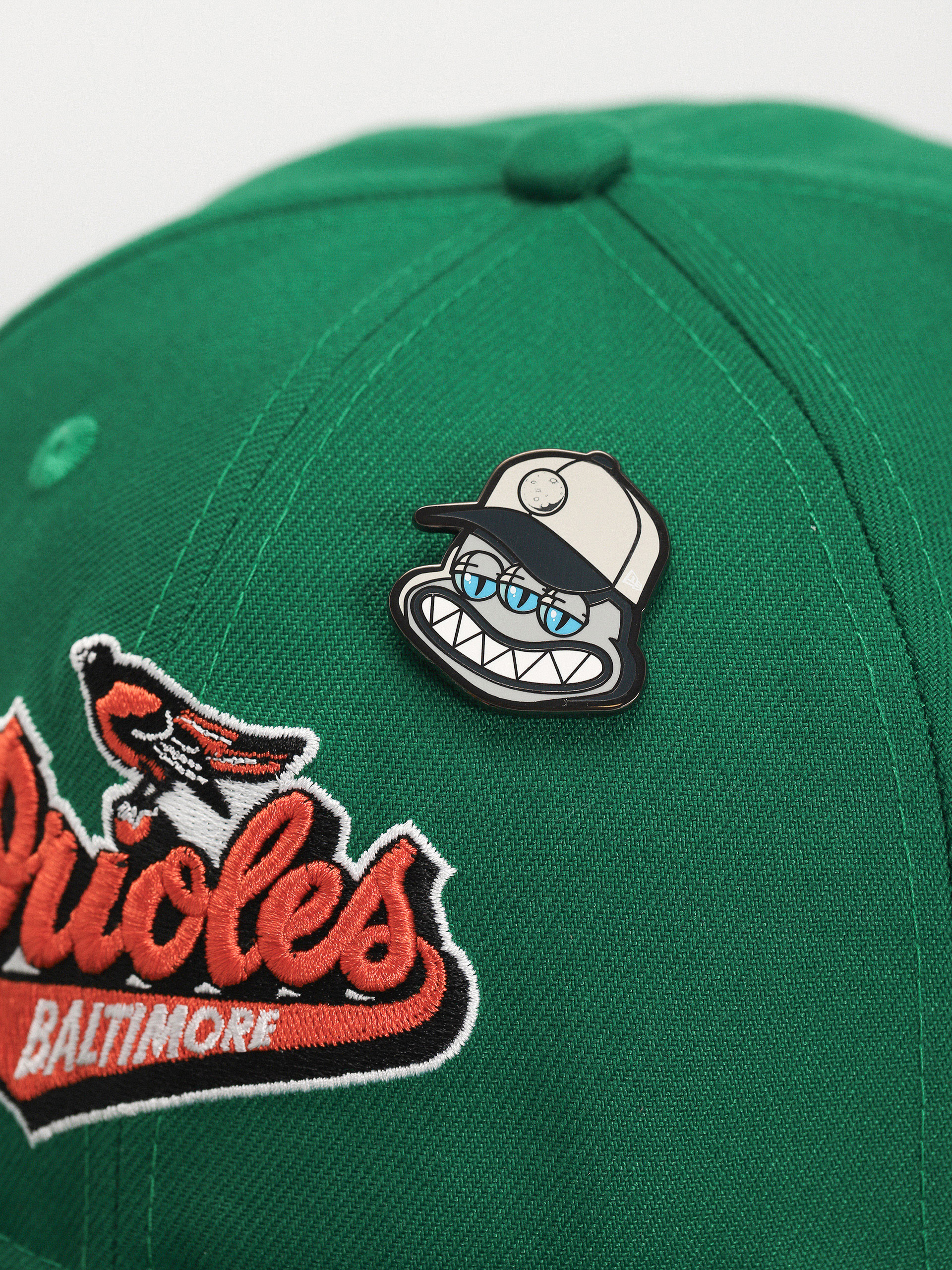 New Era MLB Coop Pin 59Fifty RC Baltimore Orioles Baseball sapka (green)