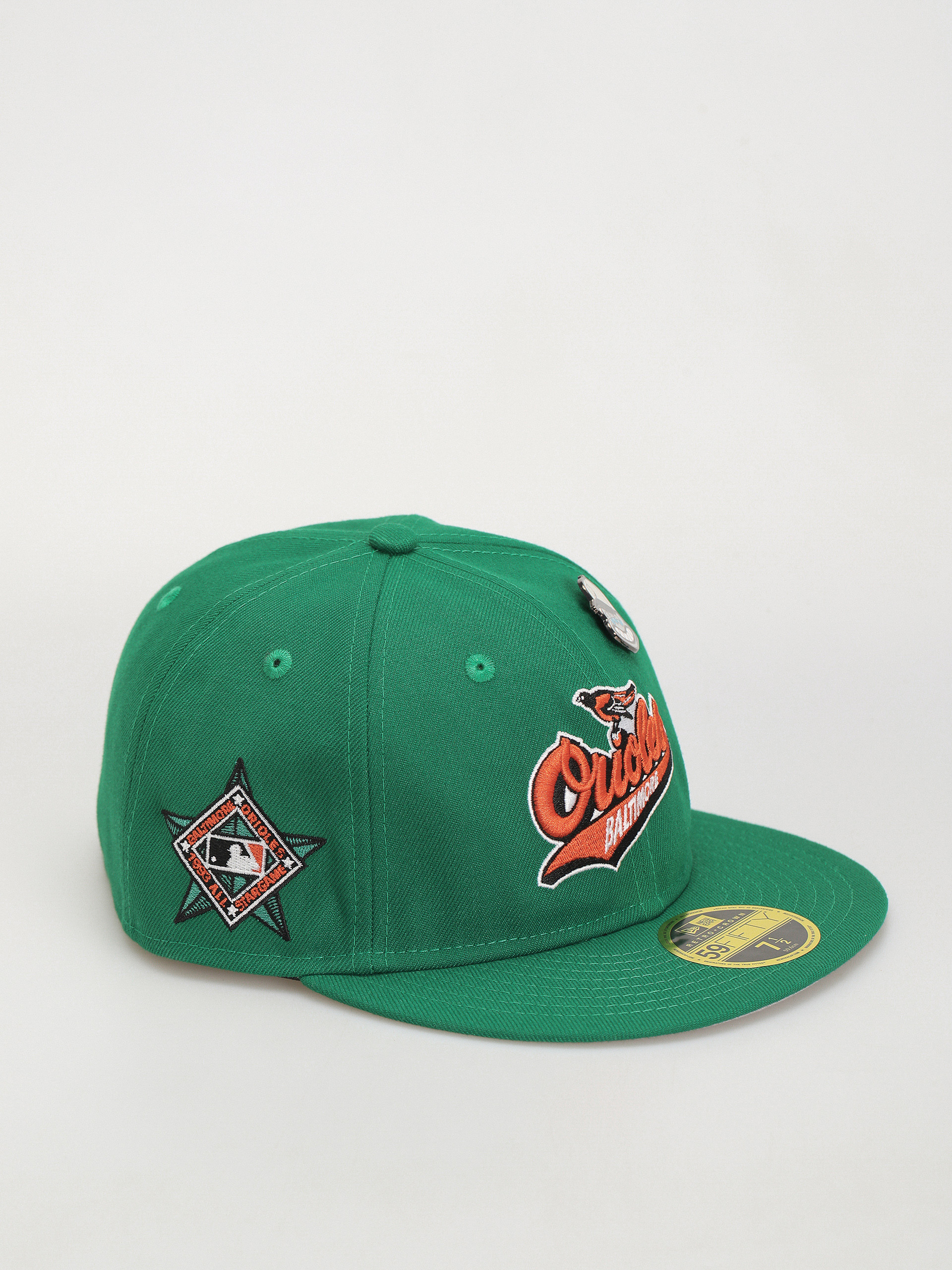New Era MLB Coop Pin 59Fifty RC Baltimore Orioles Baseball sapka (green)