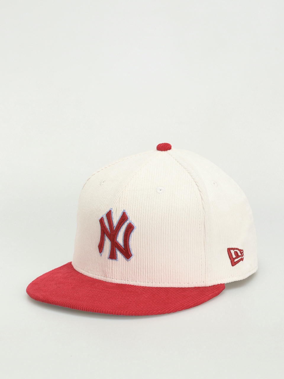 New Era Cord 59Fifty New York Yankees Baseball sapka (off white/red)