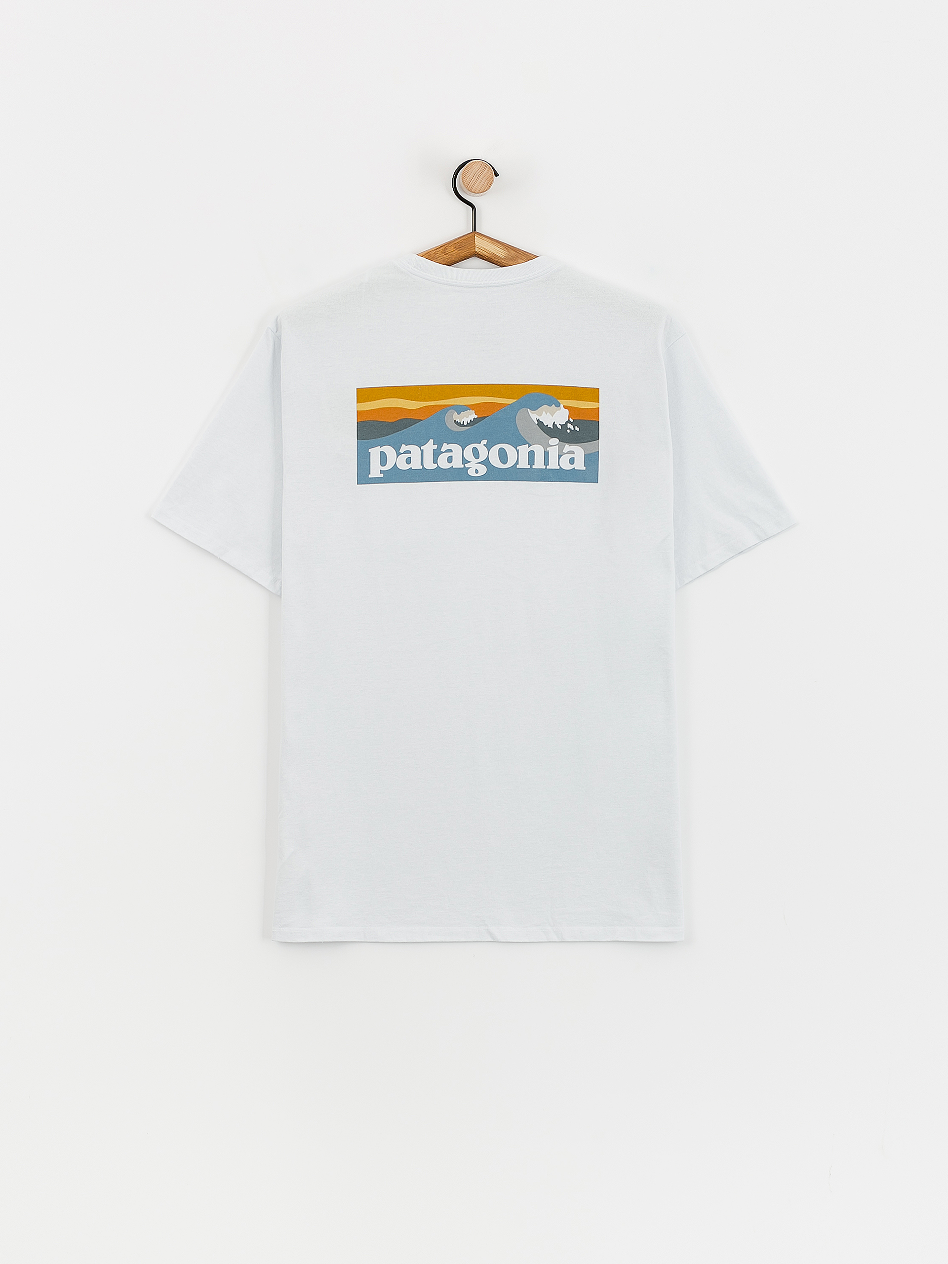 Patagonia Boardshort Logo Pocket Responsibili Póló (white)