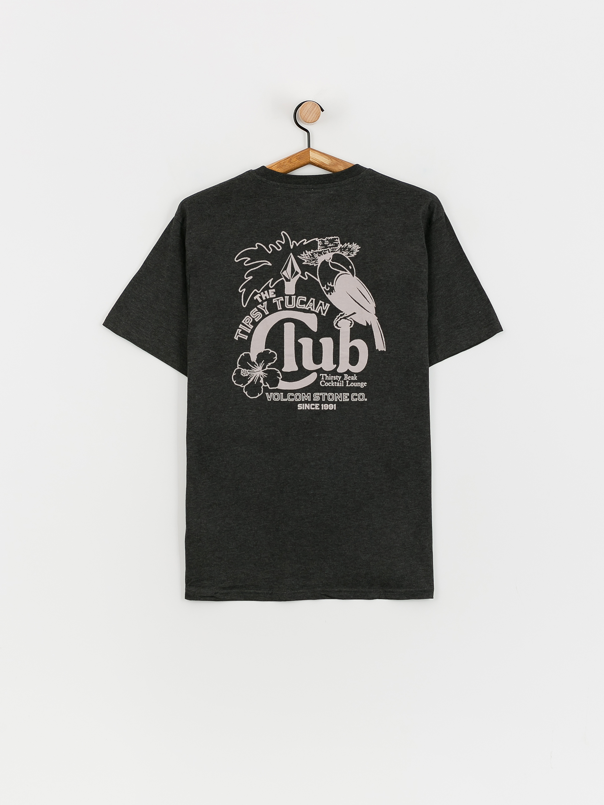 Volcom Tispy Tucan Hth Póló (heather black)