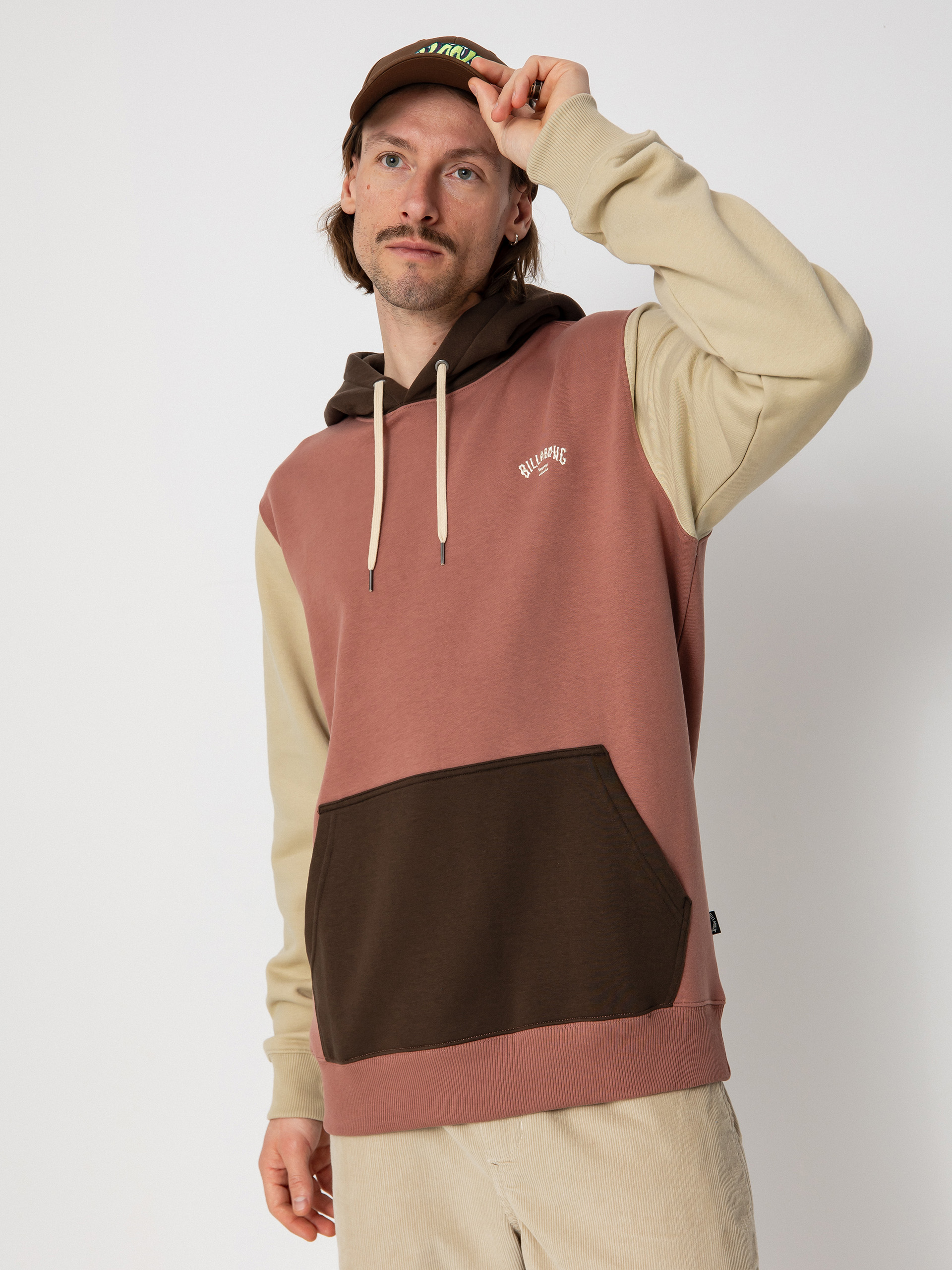 Billabong Arch Block Pulóver (rosewood)