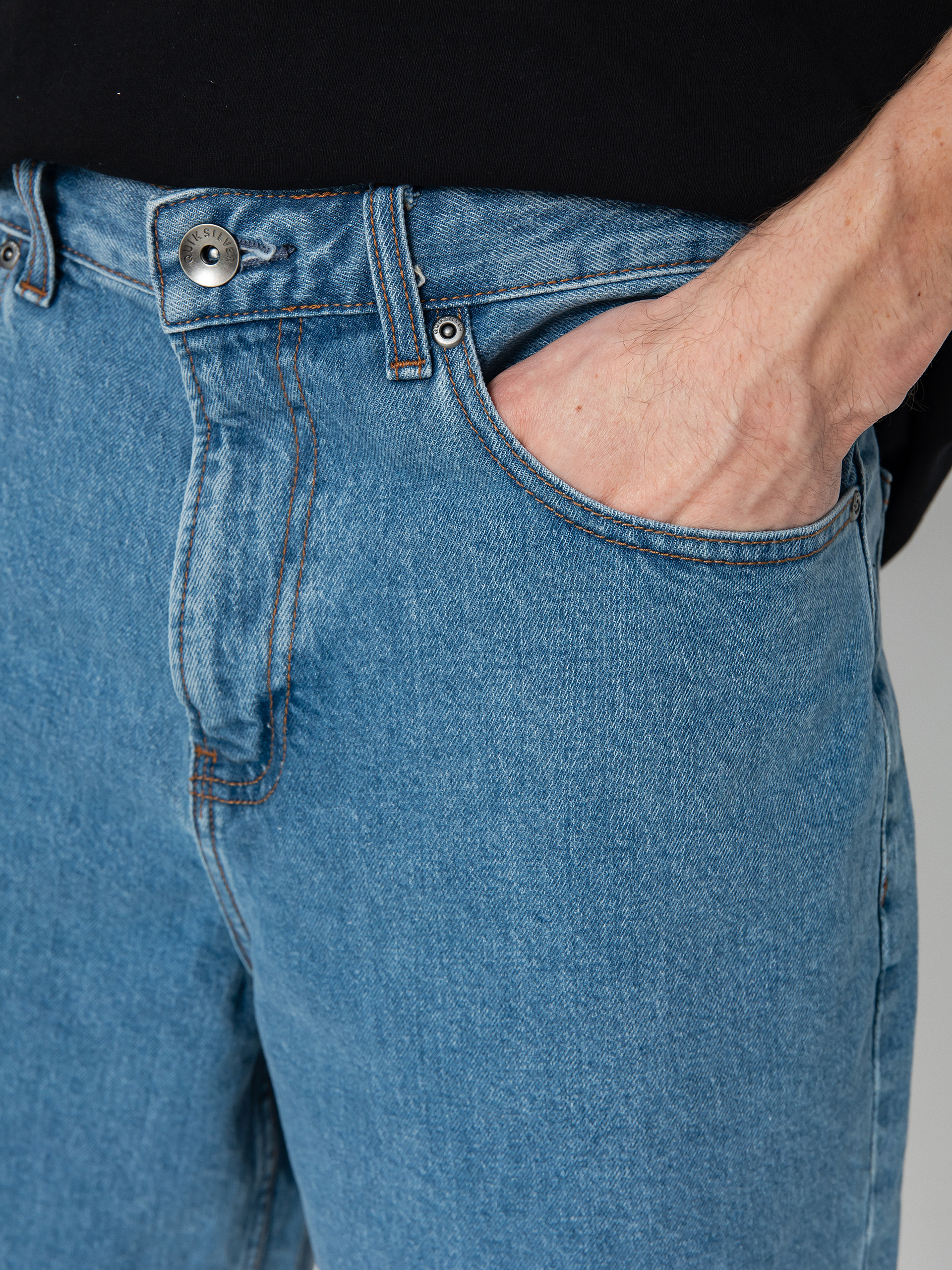 Quiksilver Saturn Baggy Denim Rövidnadrág (2001 stone wash)