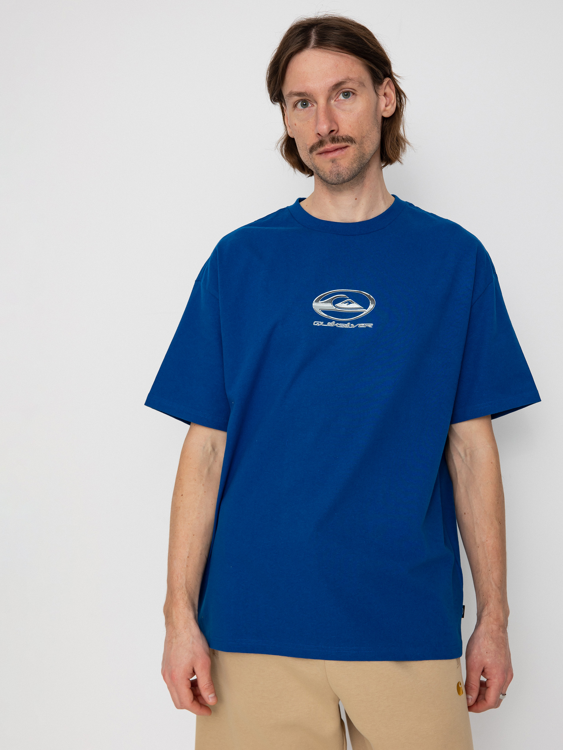 Quiksilver Chrome Logo Póló (monaco blue)