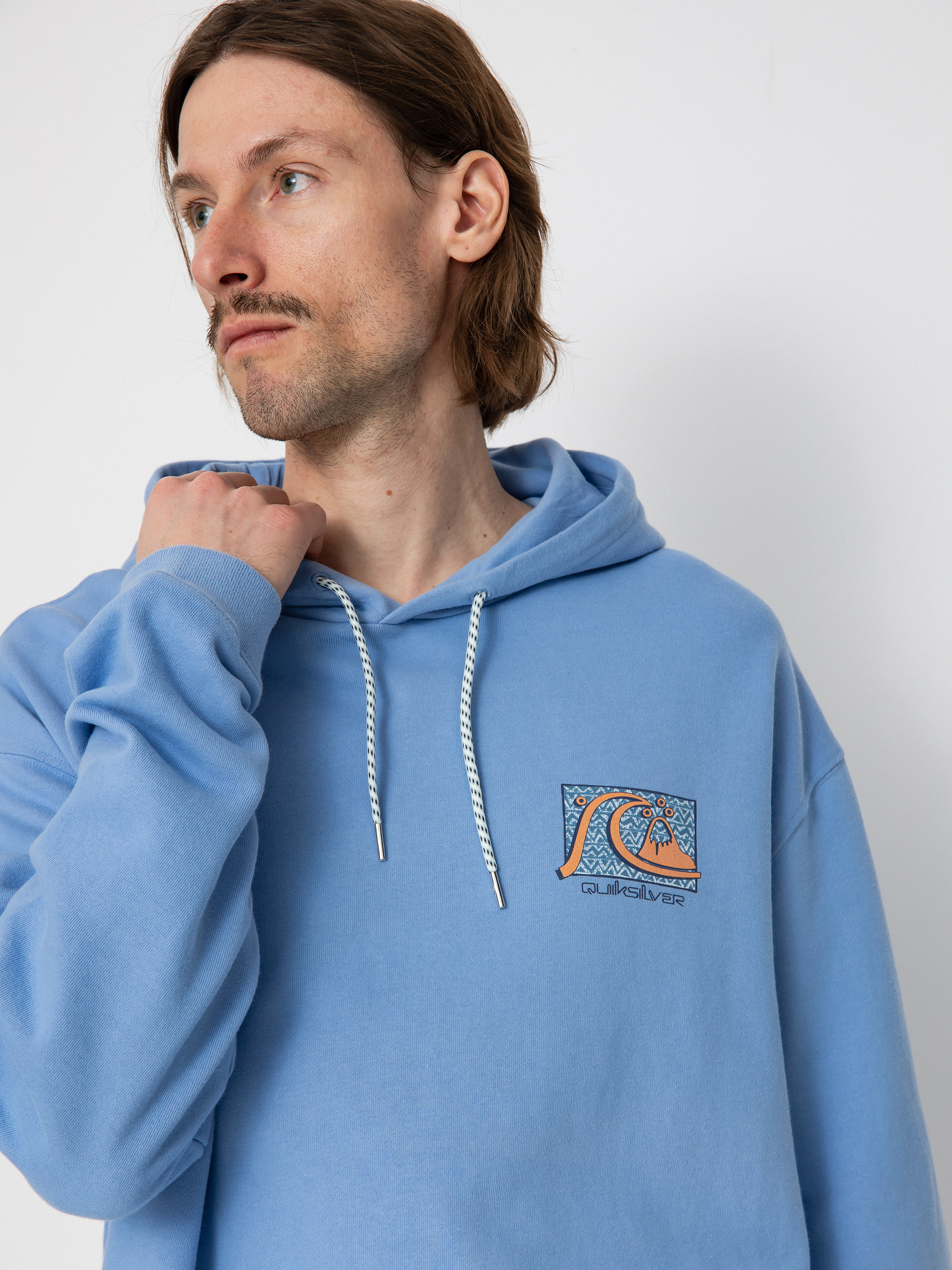 Quiksilver Apog Heritage HD Kapucnis pulóver (hydrangea)