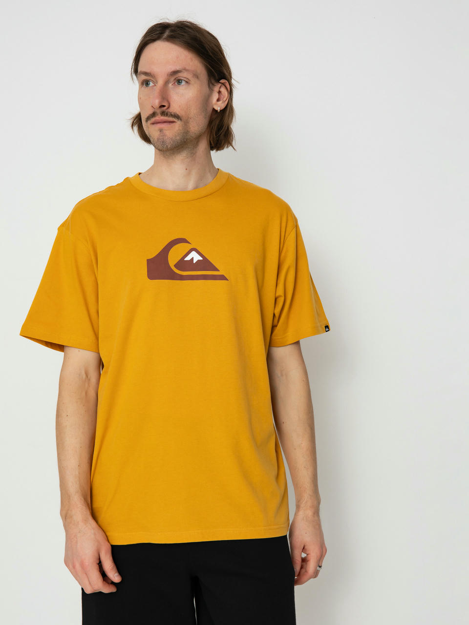 Quiksilver Comp Logo Póló (mustard)