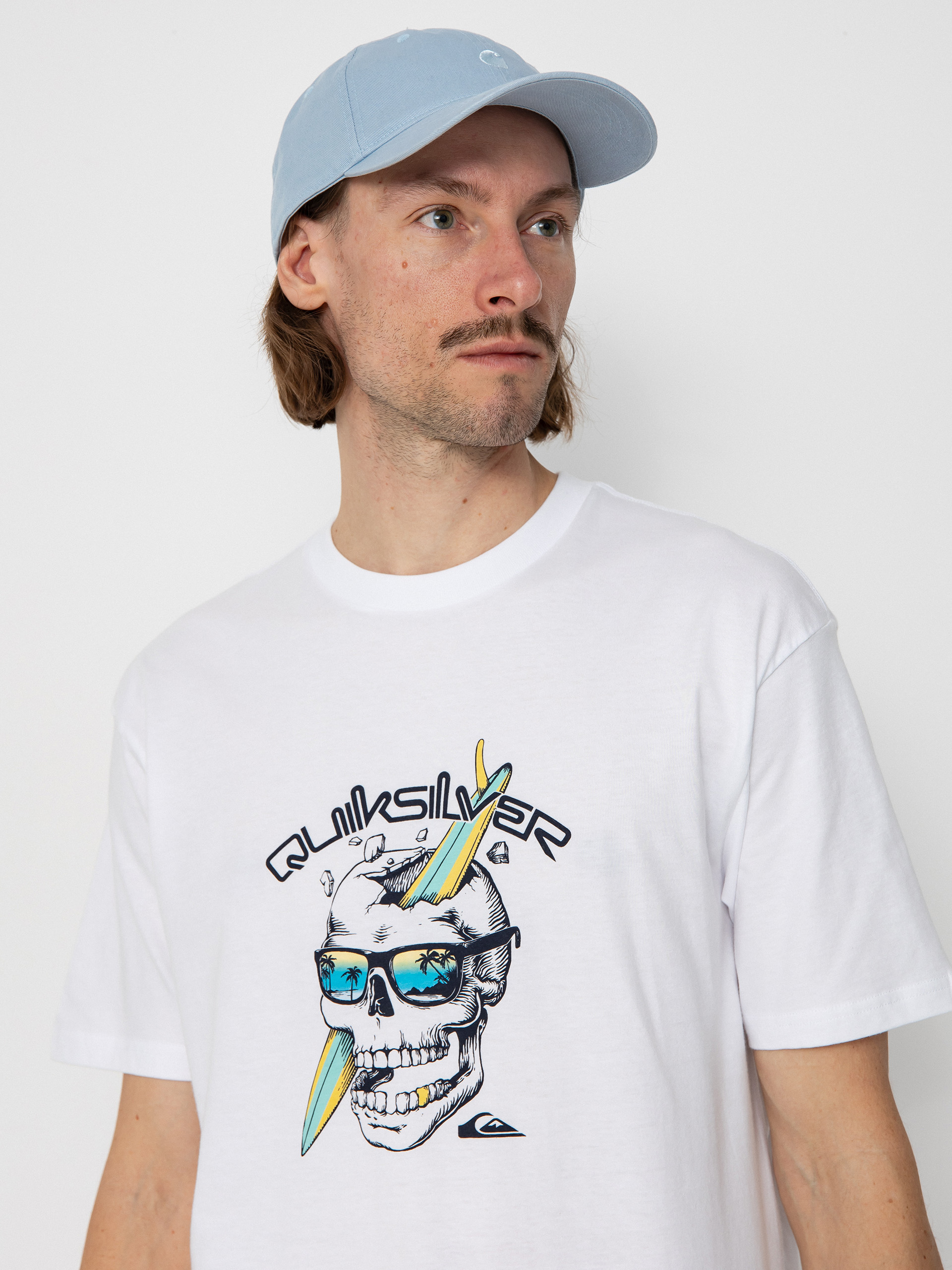 Quiksilver One Last Surf Póló (white)
