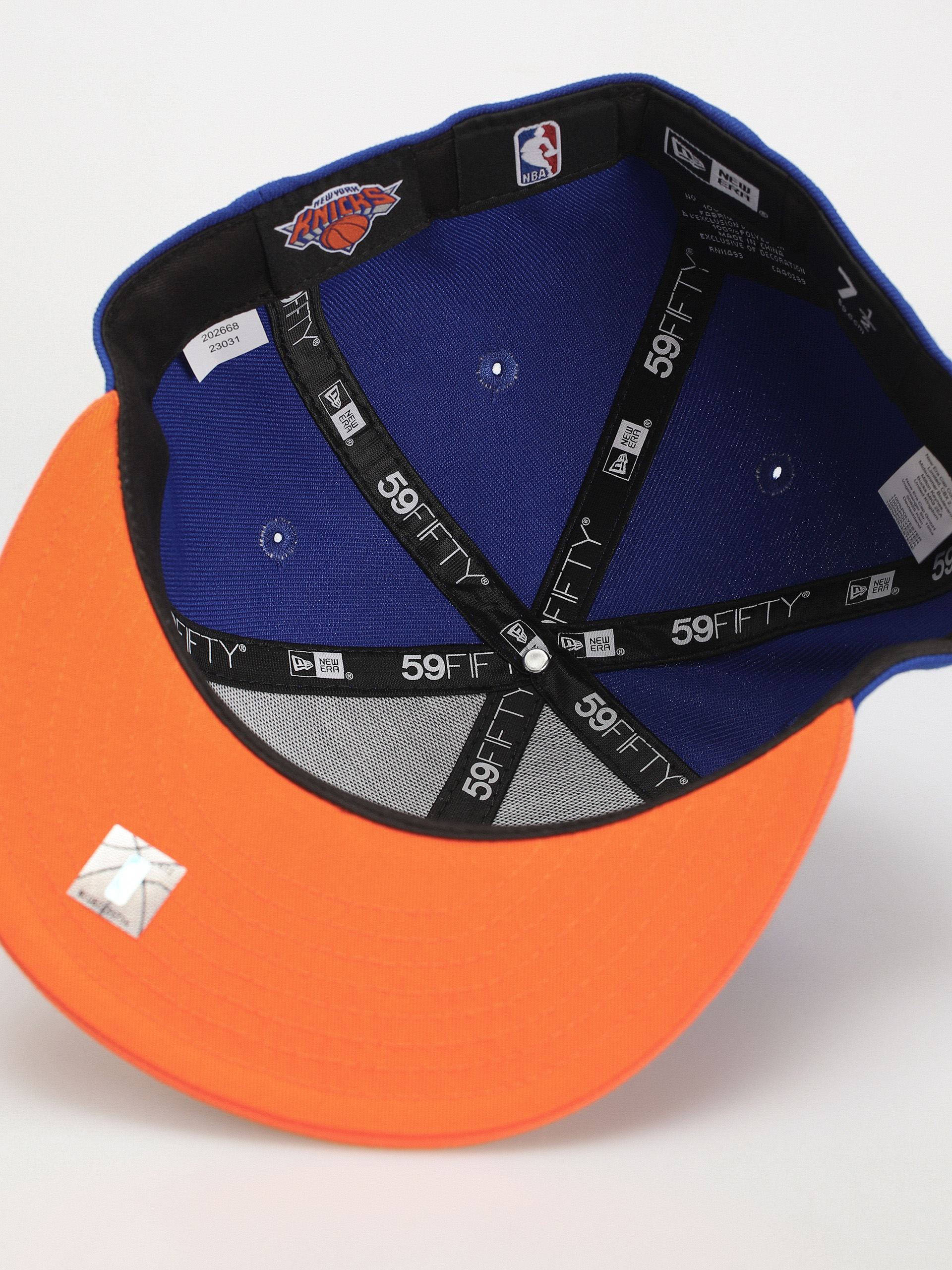 New Era NBA Essential 59Fifty New York Knicks Baseball sapka (navy/orange)