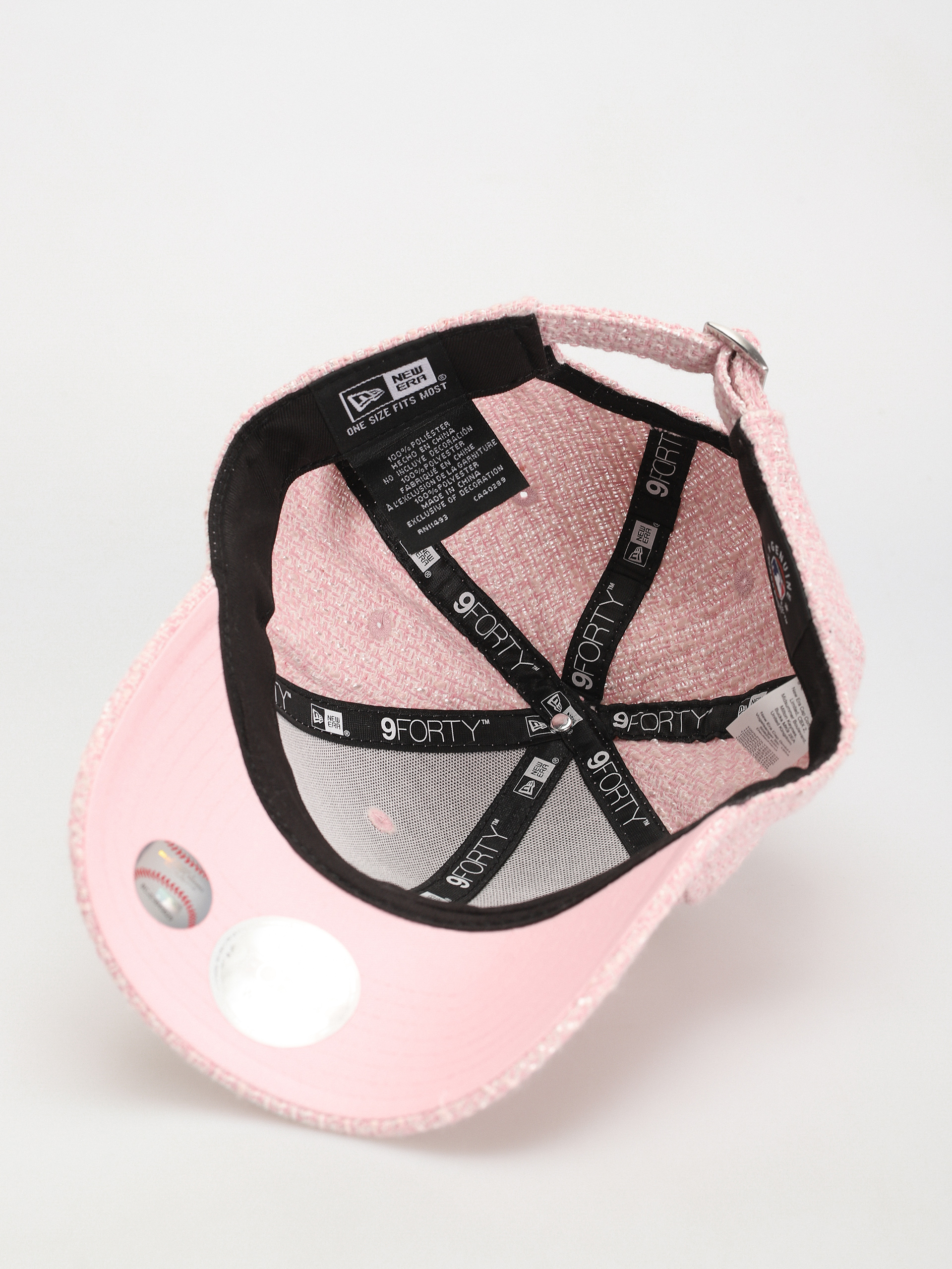 New Era Summer Tweed 9Forty New York Yankees Wmn Baseball sapka (pink/white)