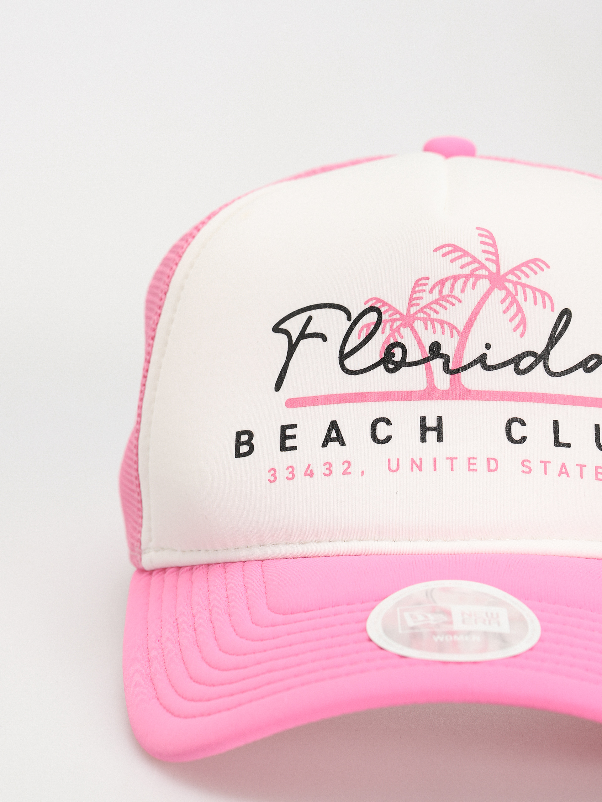 New Era Foam Front Trucker Wmn Baseball sapka (pink/white)