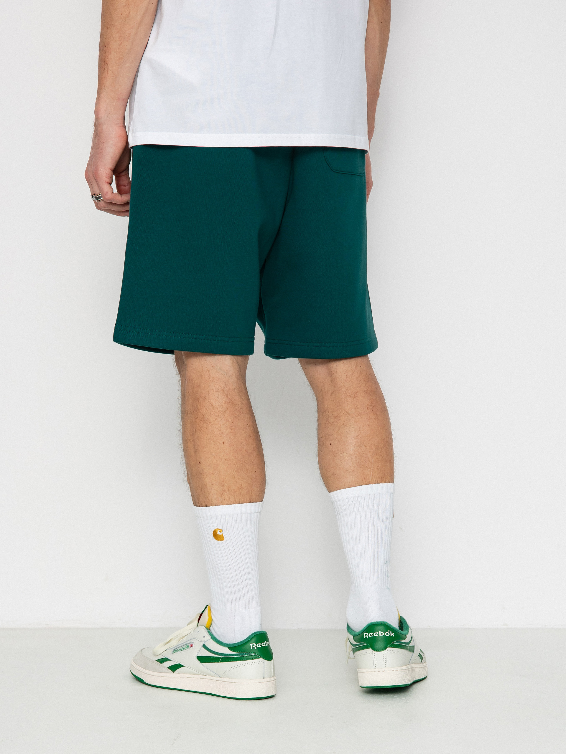 Rövidnadrág Carhartt WIP Chase (chervil/gold)