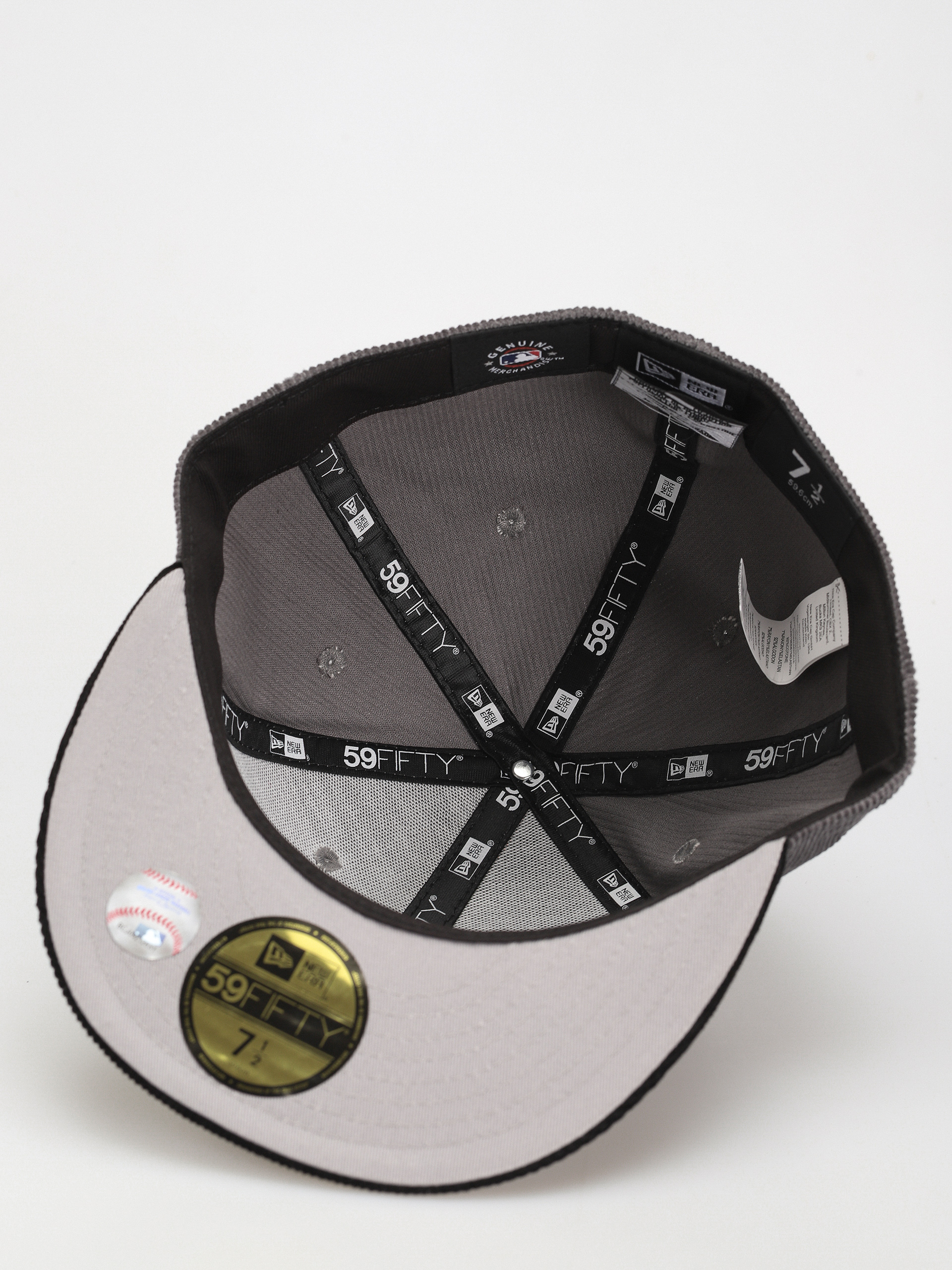 New Era Cord 59Fifty Chicago White Sox Baseball sapka (gray/black)