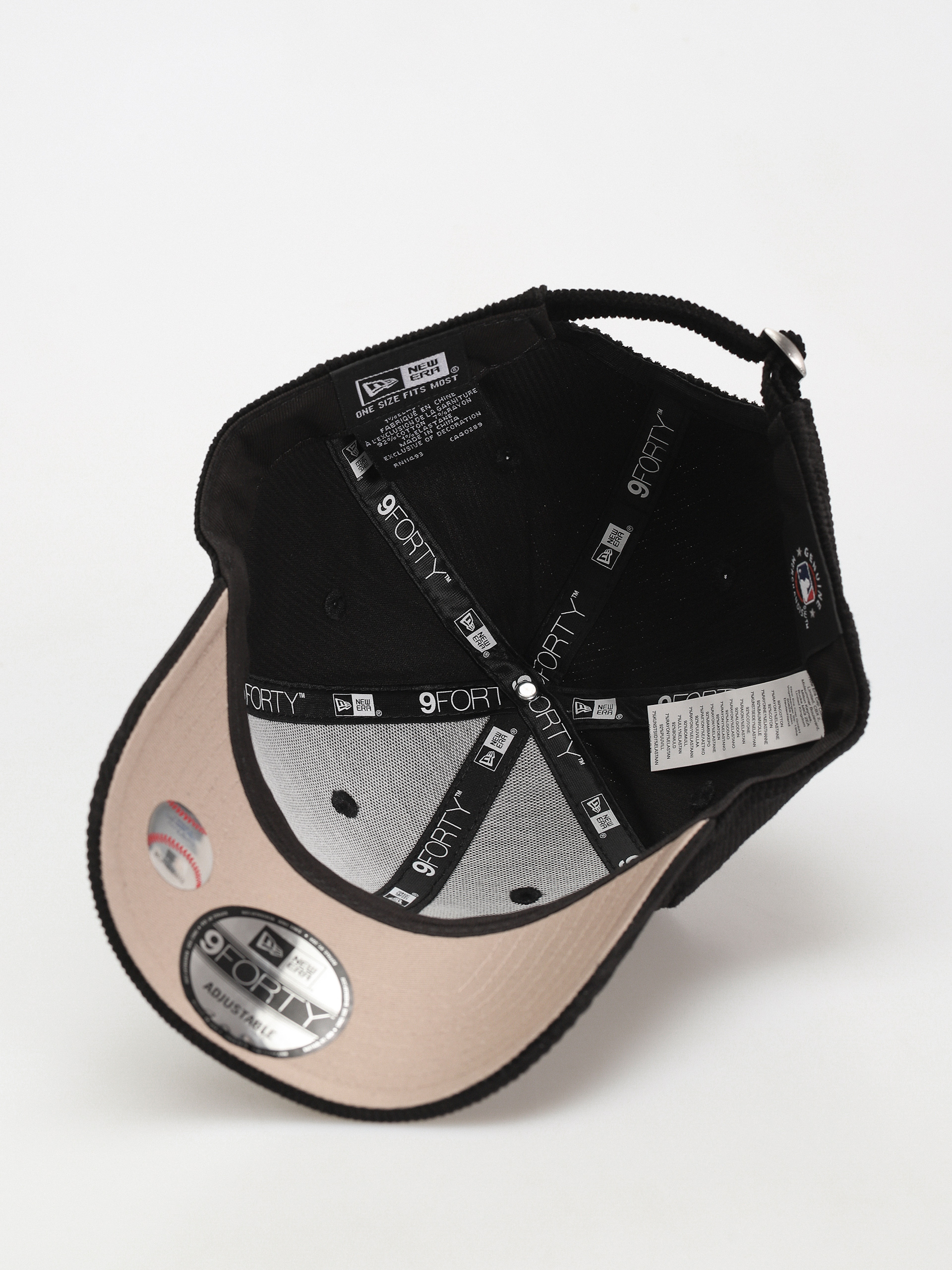 New Era Cord 9Forty Los Angeles Dodgers Baseball sapka (black)