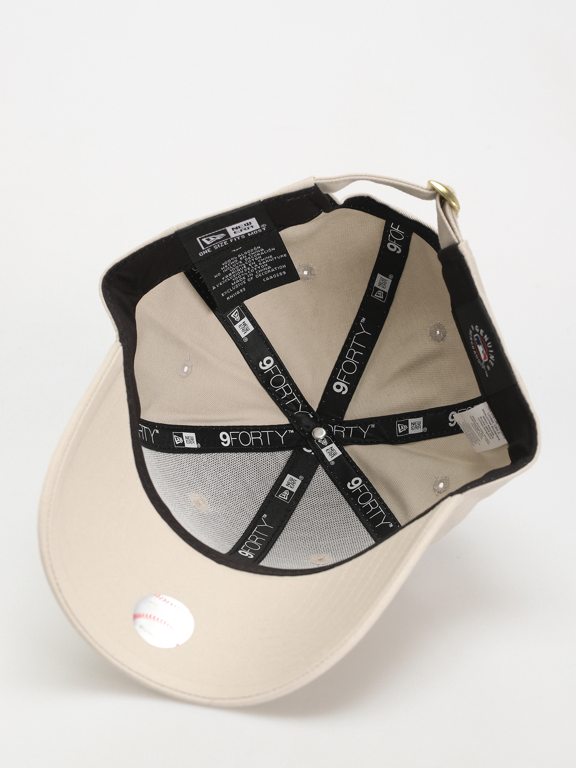 Baseball sapka New Era Metallic Logo 9Forty New York Yankees Wmn (stone/gold)