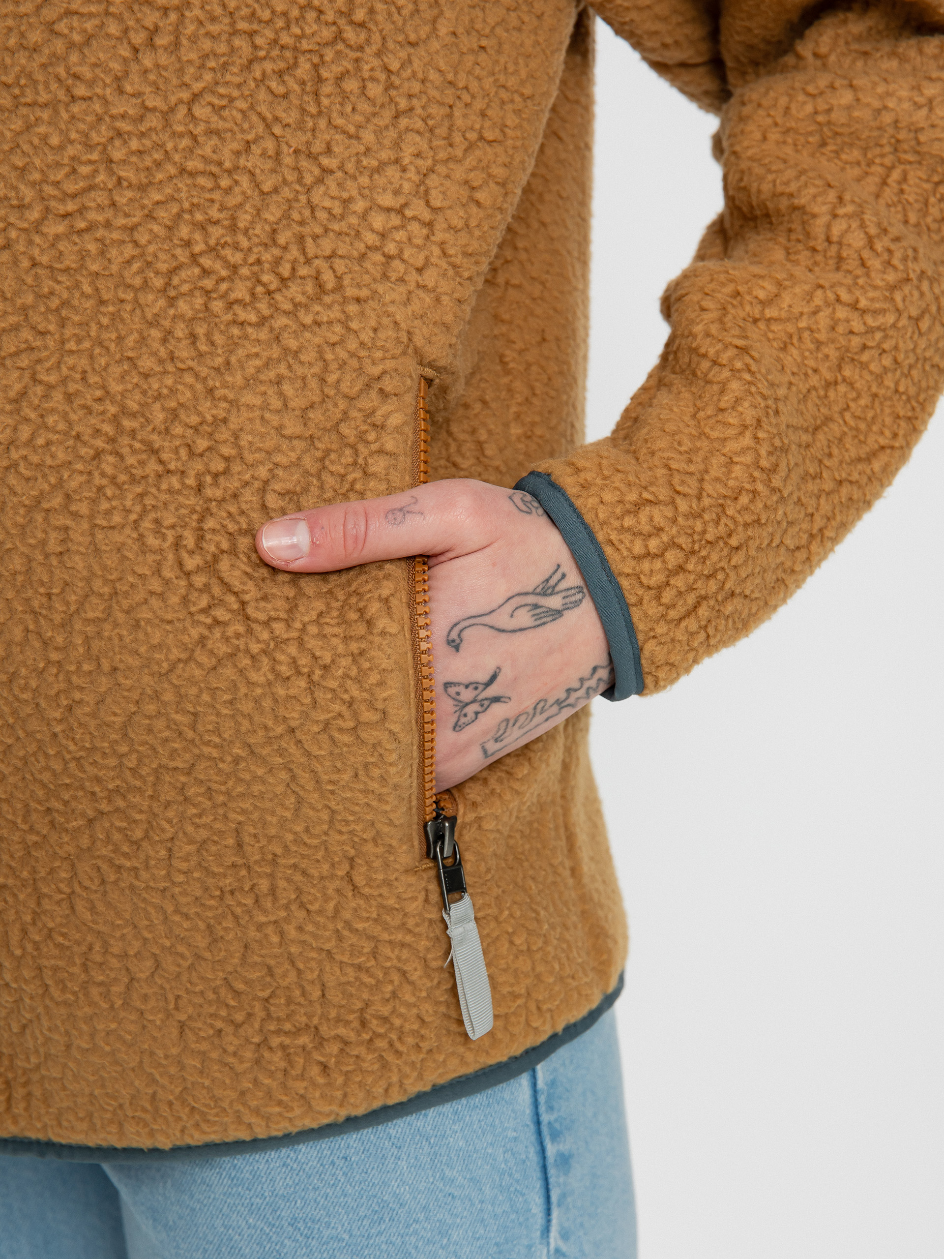 Patagonia Retro Pile Wmn Dzseki (nest brown nouveau green)